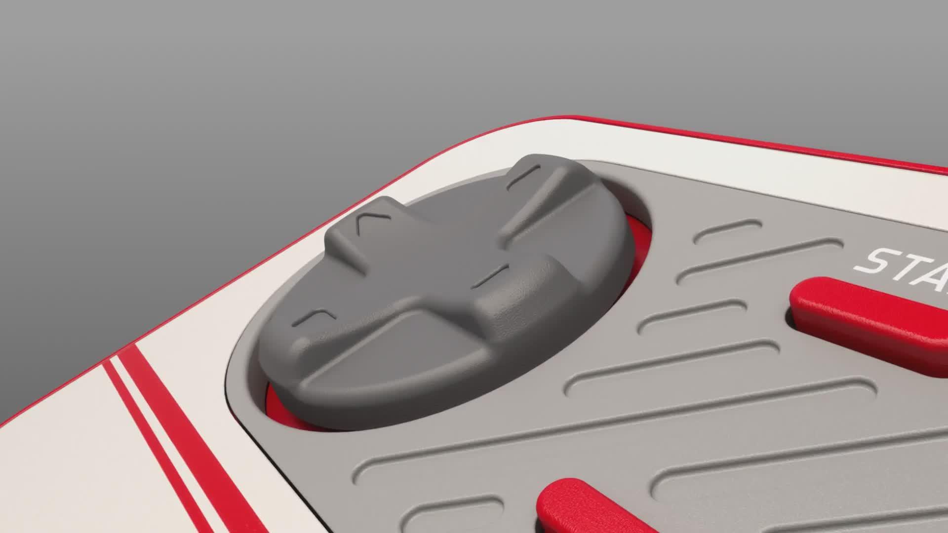 Video of evercade-vs-wired-controller