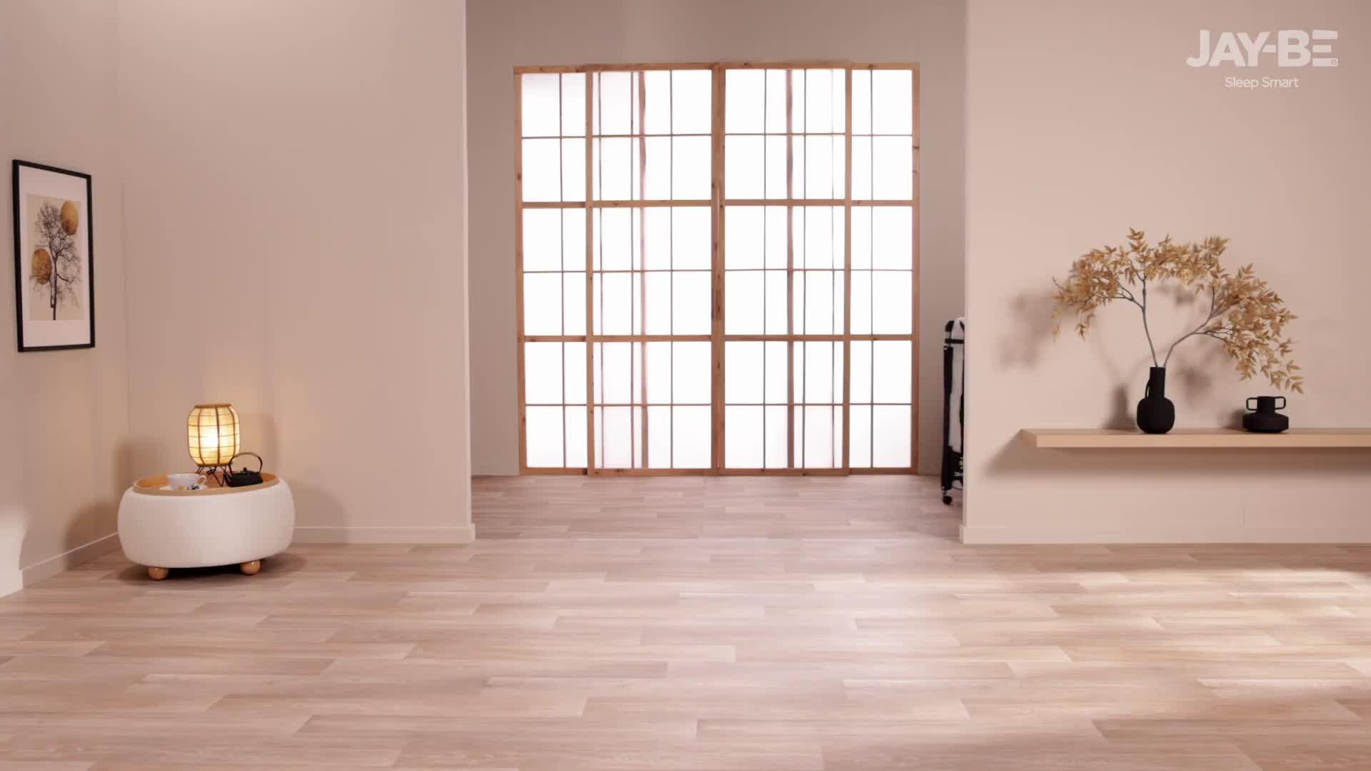 Video of jaybe-jay-be-qm80-quick-folding-bed-with-memory-mattress-single