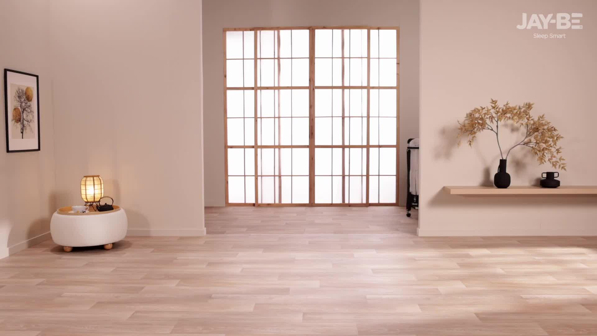 Video of jaybe-jay-be-qp80-quick-folding-bed-with-pocket-sprung-mattress-single
