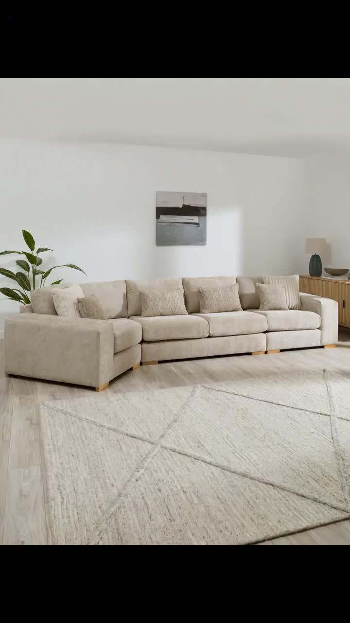 Image thumbnail 8 of 8 of The Very Collection Broadgate Large Left Hand Cozy Modular Sofa - Made to Order in the UK
