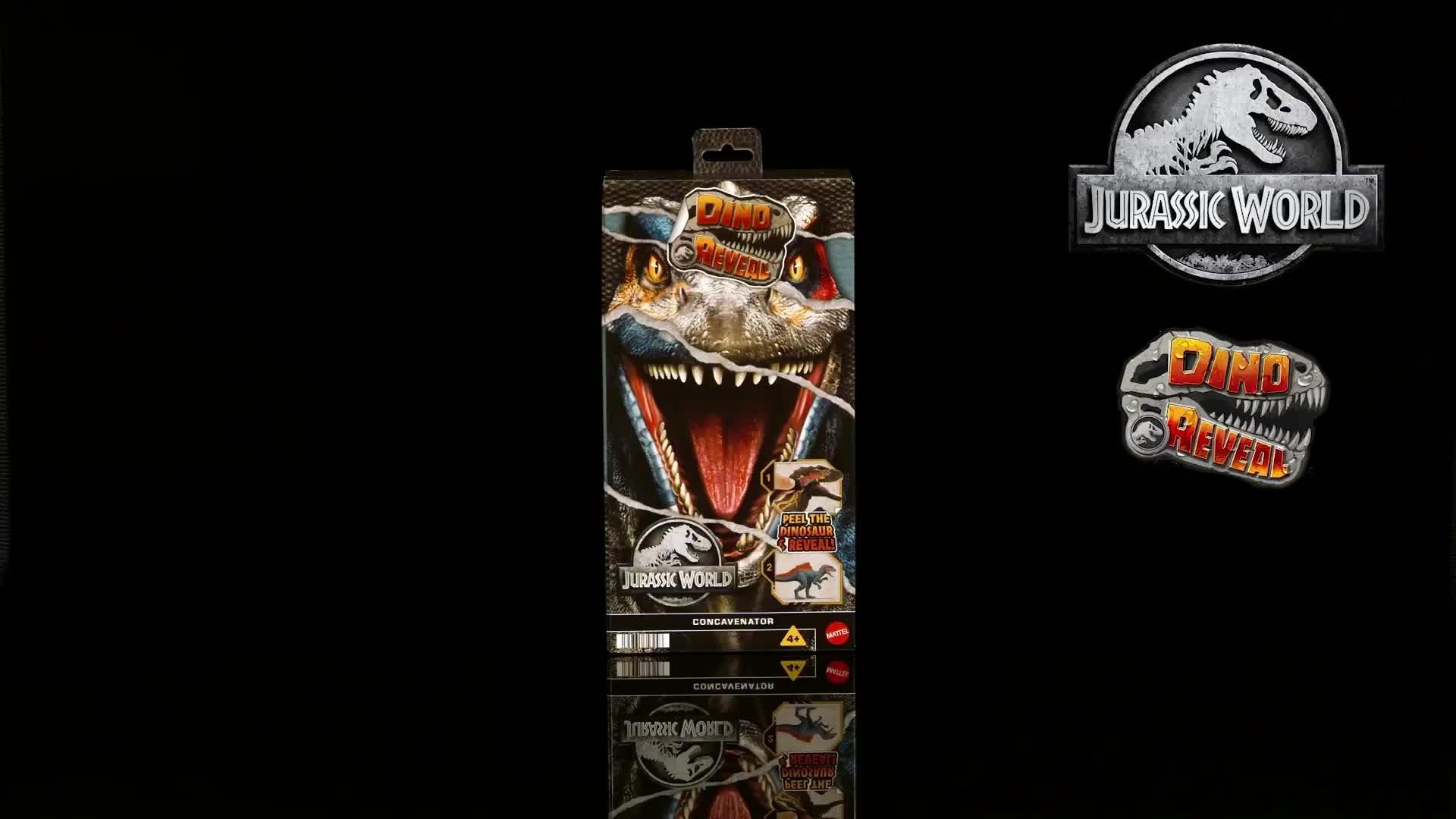 Image thumbnail 7 of 7 of JURASSIC WORLD Dino Reveal Deluxe Dinosaur Action Figure Toys, Peel Off Color Change Play