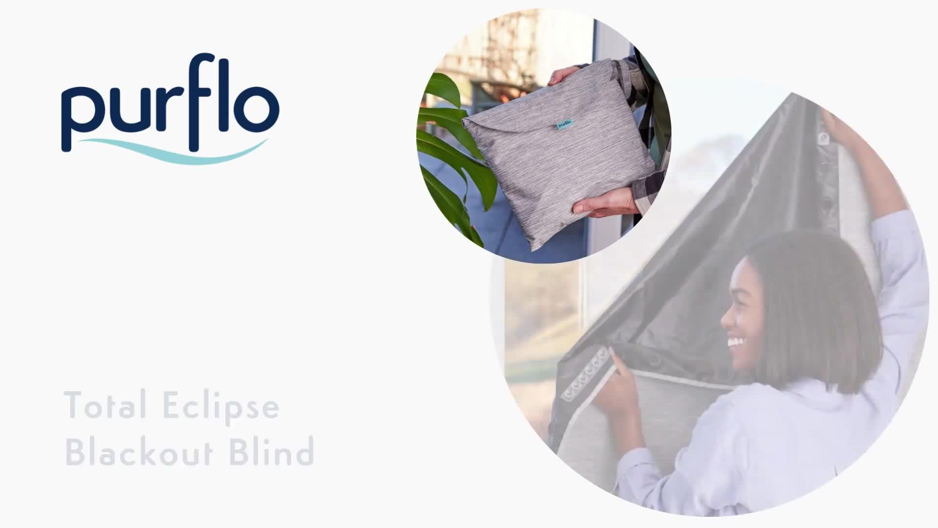 Video of purflo-total-eclipse-portable-blackout-blind