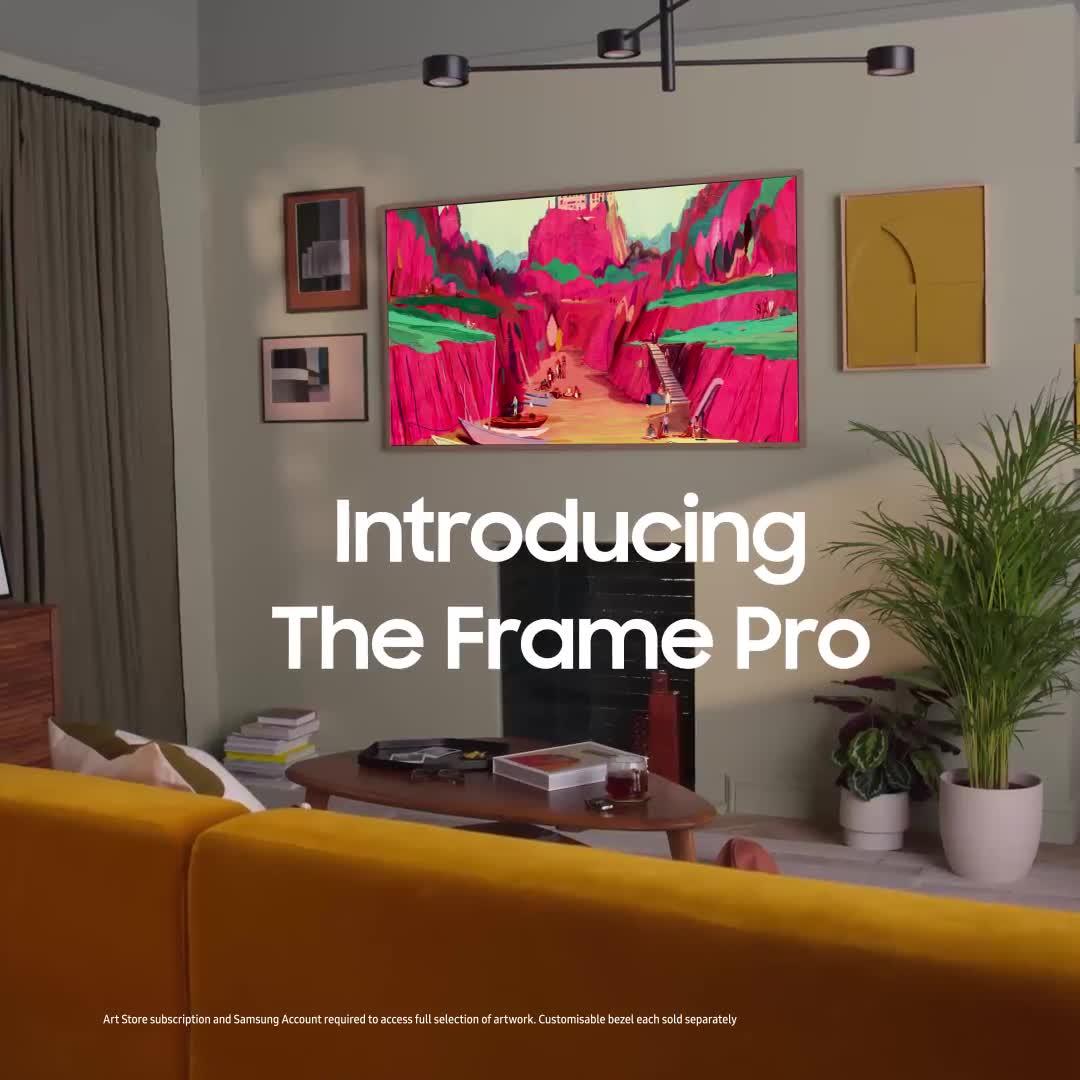 Image thumbnail 8 of 8 of Samsung The Frame Pro (2025) 65" Neo QLED 4K Art Mode Smart AI TV&nbsp;- QE65LS03FW