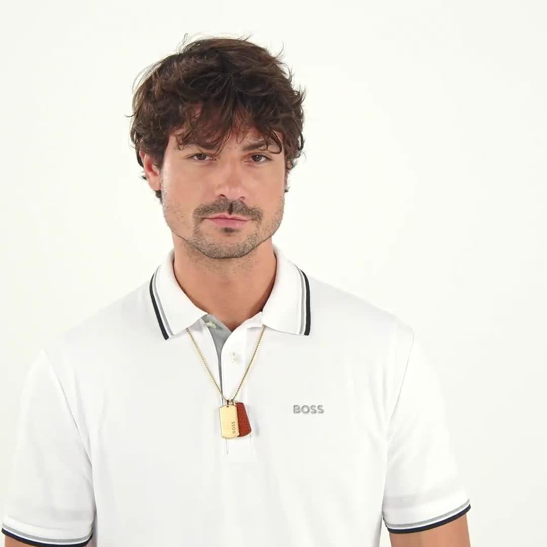 Video of boss-gents-devon-gold-ip-necklace
