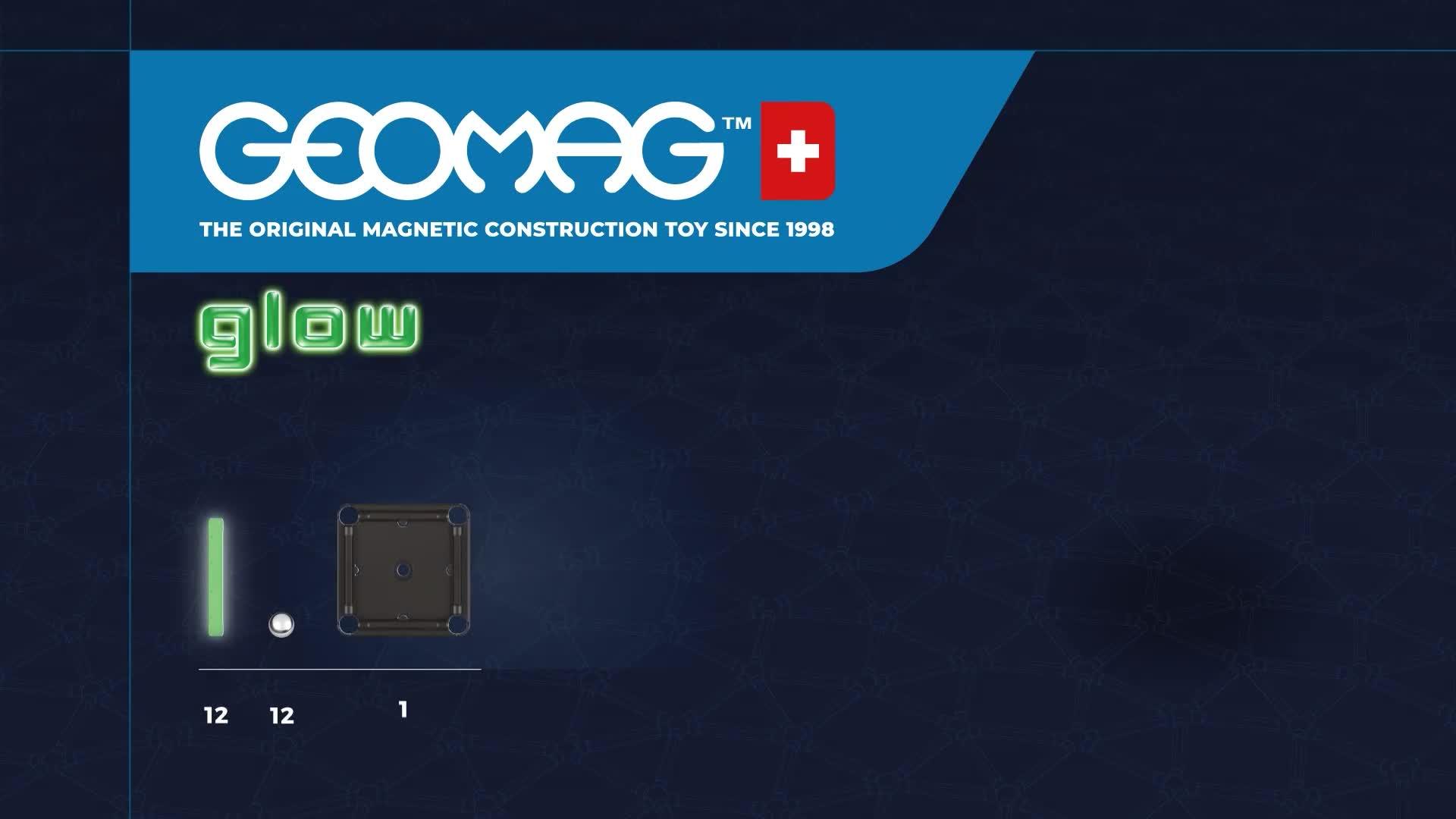 Video of geomag-glow-recycled-25-pcs