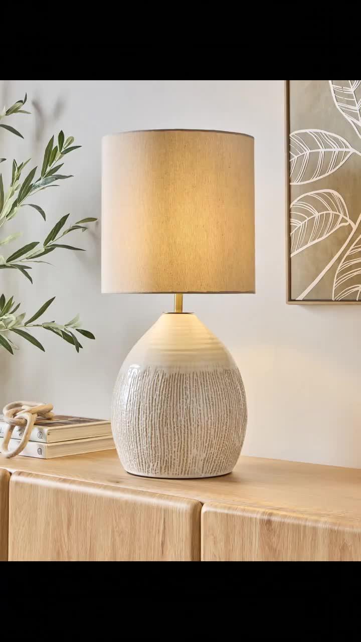 Image thumbnail 8 of 8 of The Very Collection Embossed Table Lamp Large