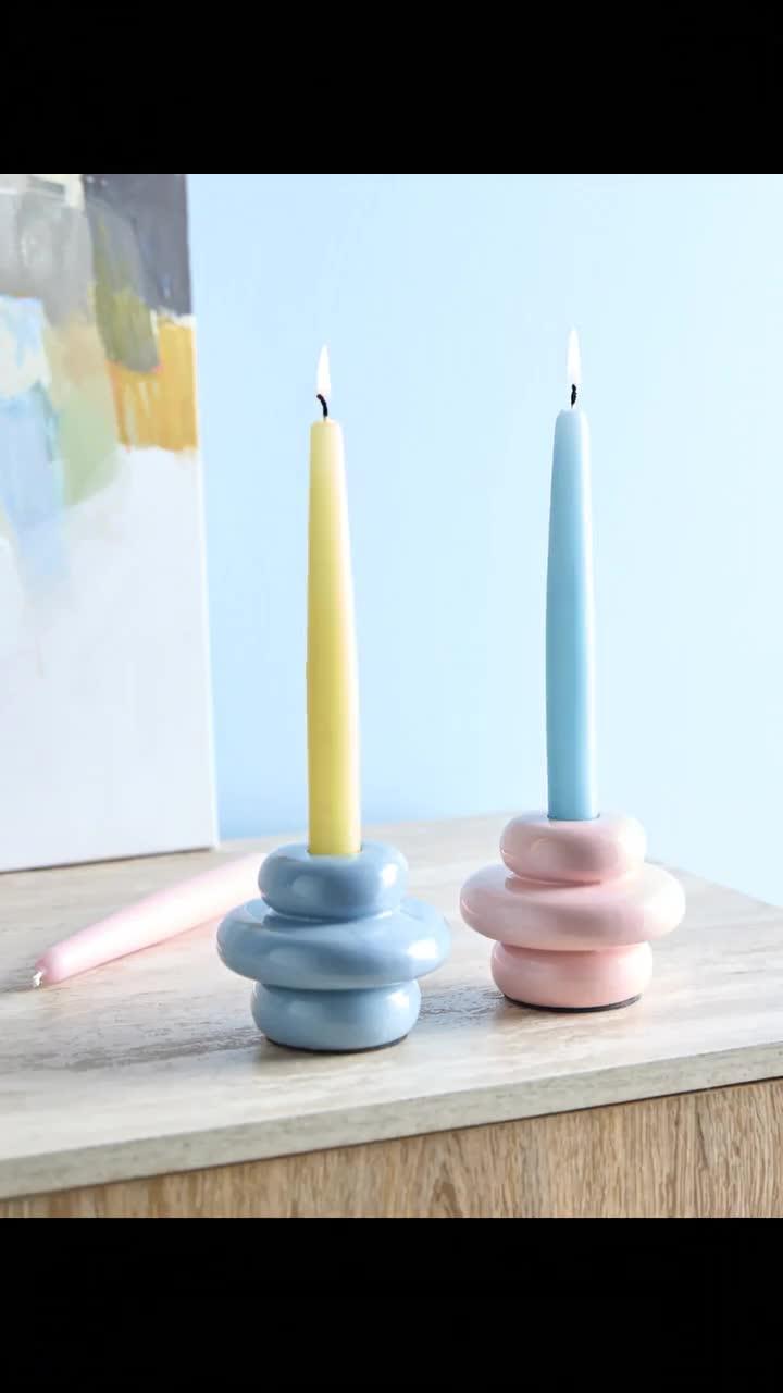 Image thumbnail 7 of 7 of The Very Collection Set Of 2 Softscape Ceramic Candlestick Holders