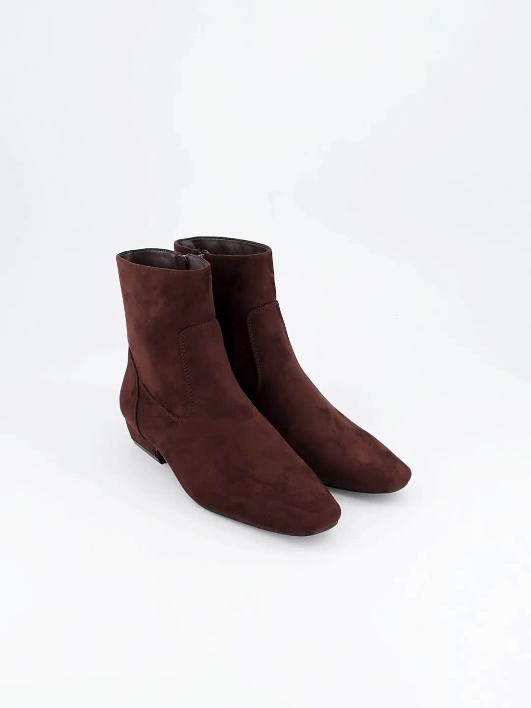 Image thumbnail 6 of 6 of The Very Collection Chisel Toe Ankle Boot - Brown