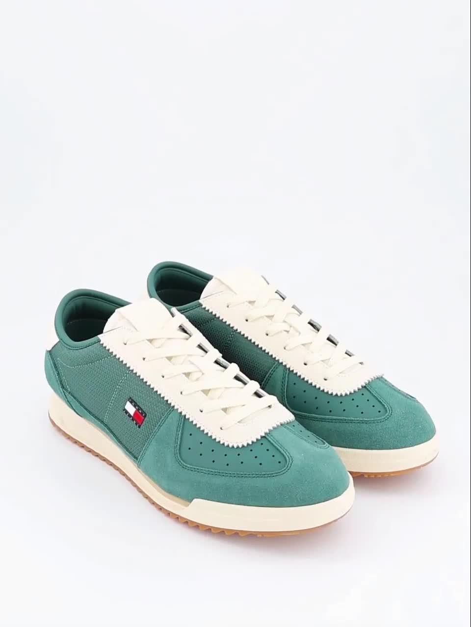 Image thumbnail 7 of 7 of Tommy Jeans Tommmy Retro Cleated Runners - Charred Jade