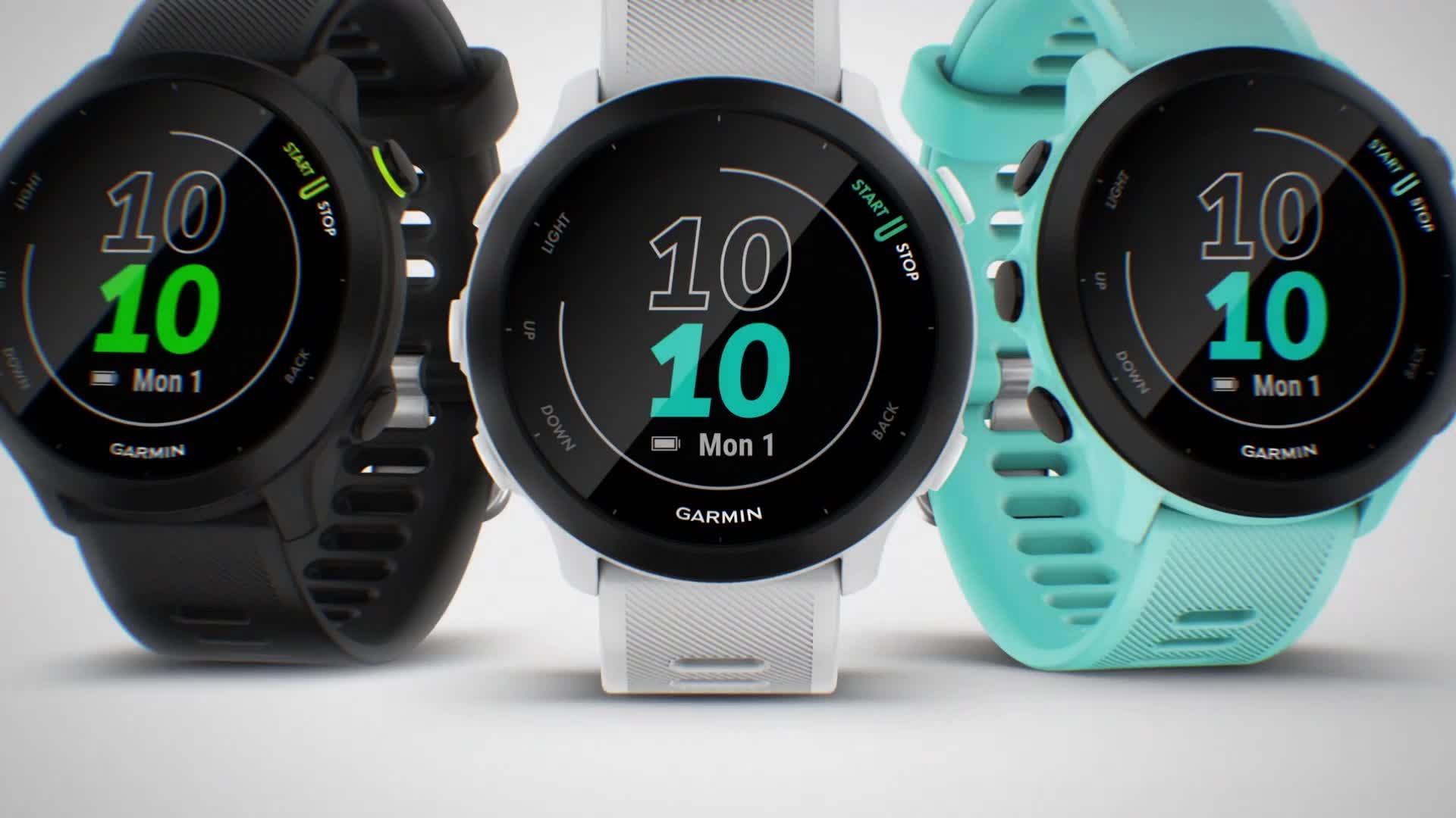 Video of garmin-forerunner-55nbspgps-watch--nbspblack