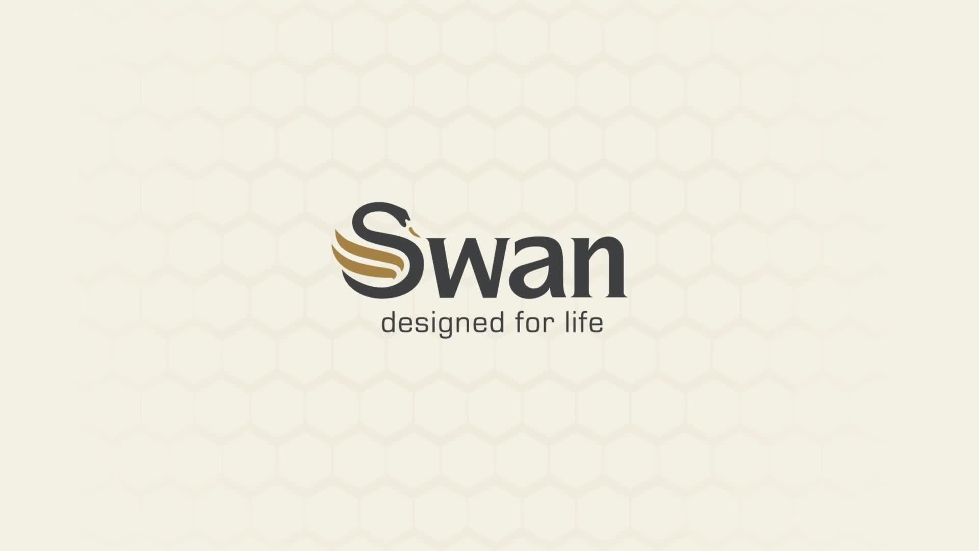 Video of swan-hexton-2-slice-toaster-removable-crumb-tray-white