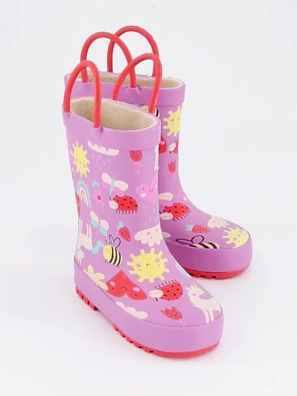 Image thumbnail 7 of 7 of The Very Collection Girls Unicorn Pull On Wellies - Multi