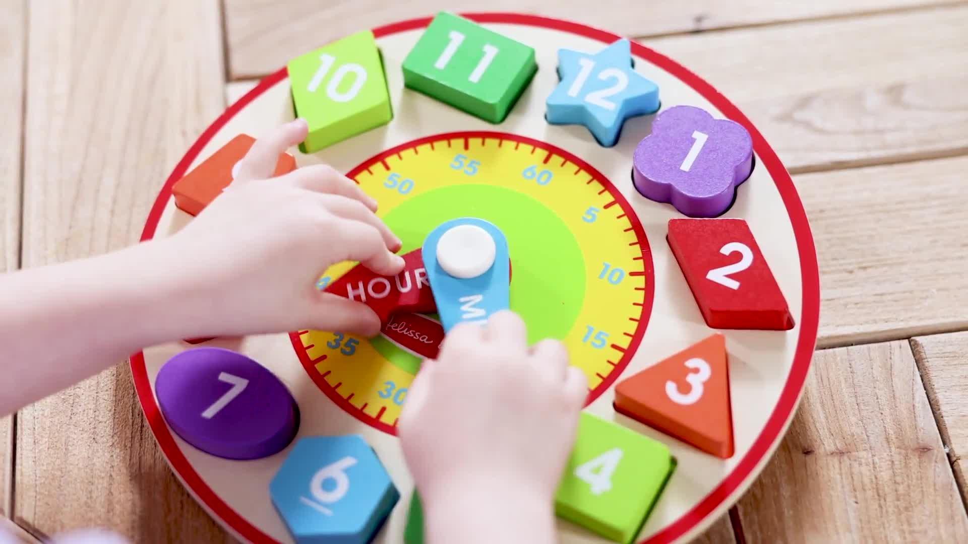 Image thumbnail 8 of 8 of Melissa & Doug Shape Sorting Clock