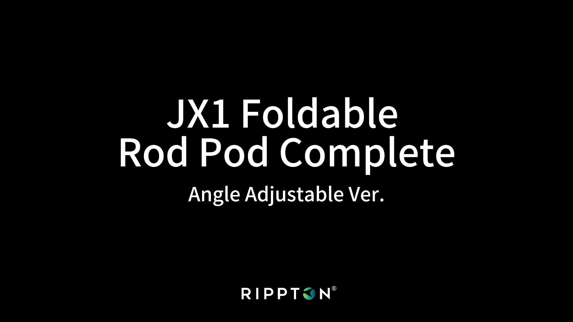 Video of rippton-jx1-portable-rod-pod-angle-adjustable