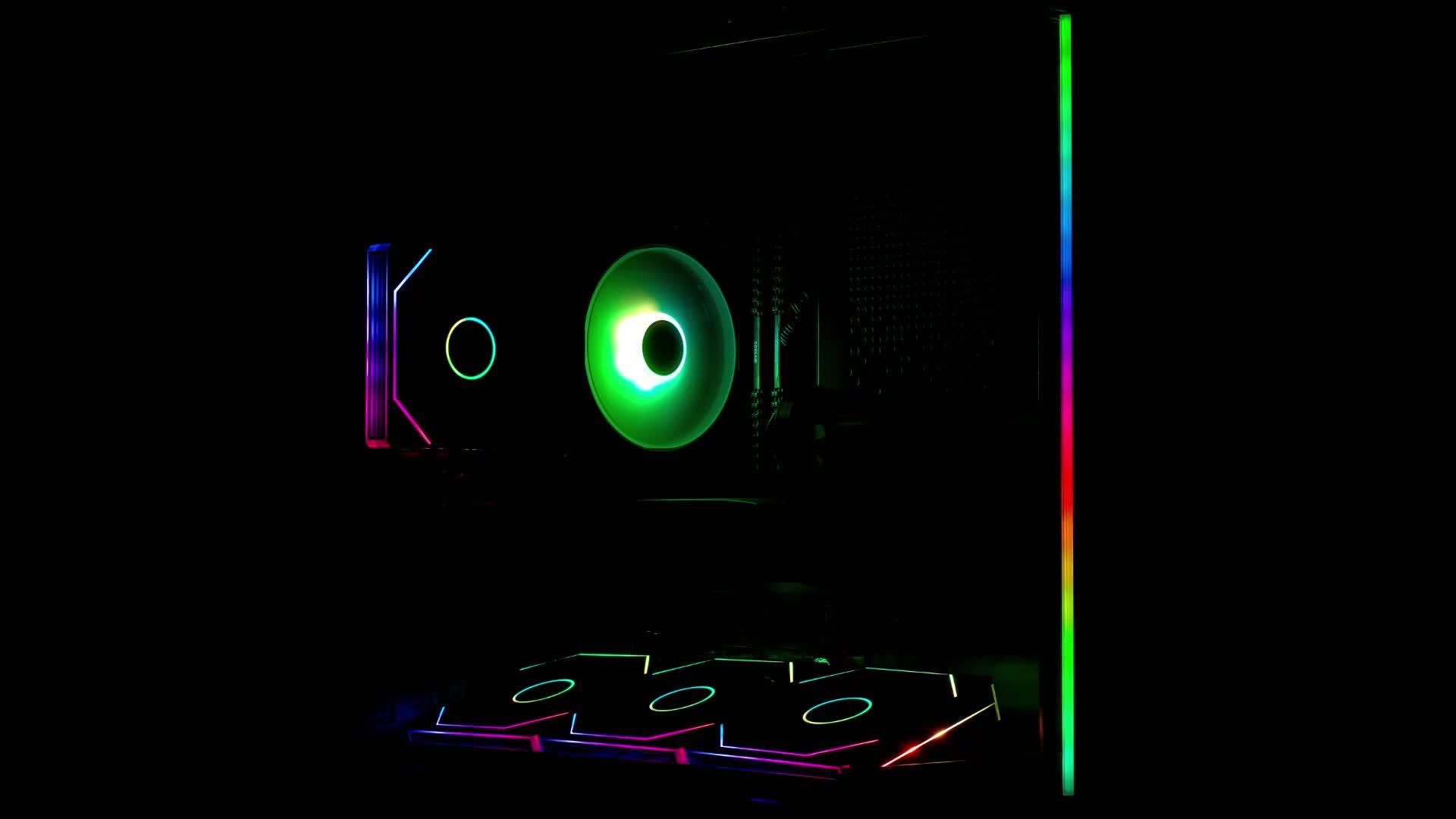 Image thumbnail 6 of 6 of Stormforce Obsidian AMD Ryzen 7, 32GB RAM, 1TB SSD, AMD RX 9070XT, Gaming Desktop