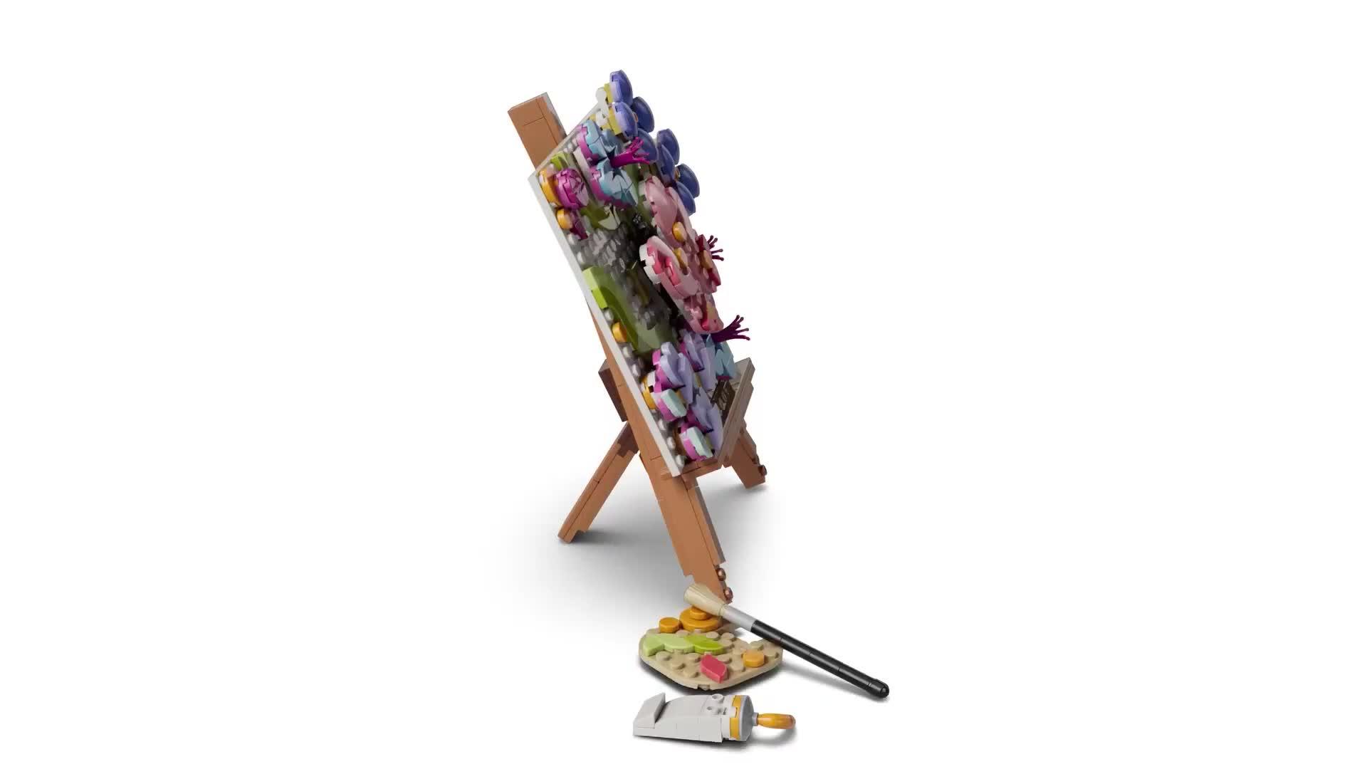 Image thumbnail 6 of 6 of LEGO Creator 3 in 1 Floral Art Decor Painting 31390