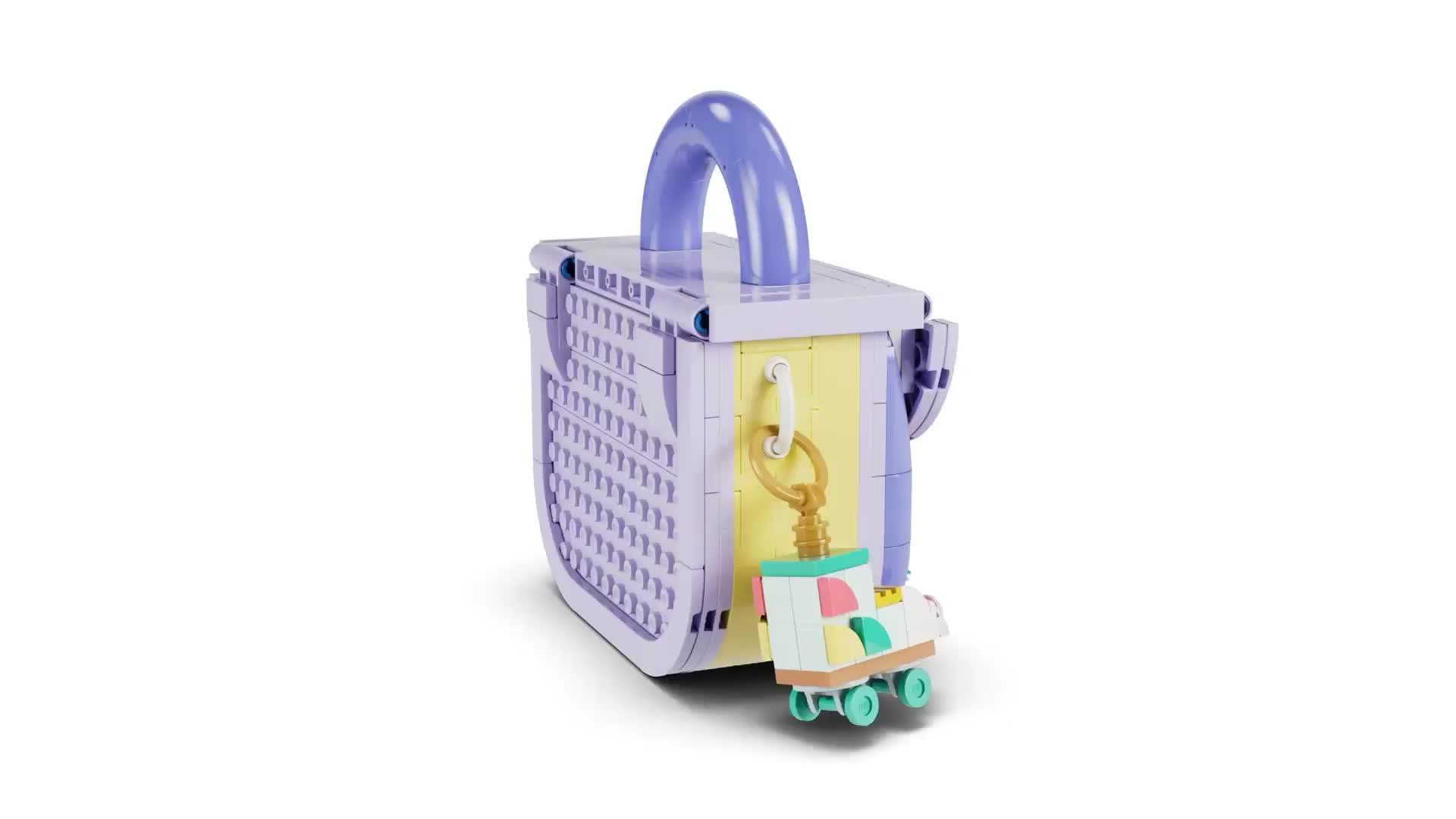 Image thumbnail 6 of 6 of LEGO Creator 3 in 1 Art Fashion Bag with Storage 31391