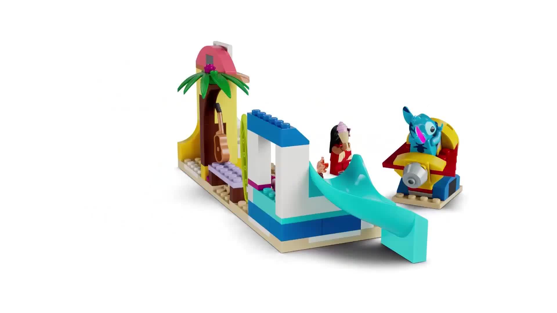 Image thumbnail 6 of 6 of LEGO Disney Beach Fun with Lilo &amp; Stitch Set 43280