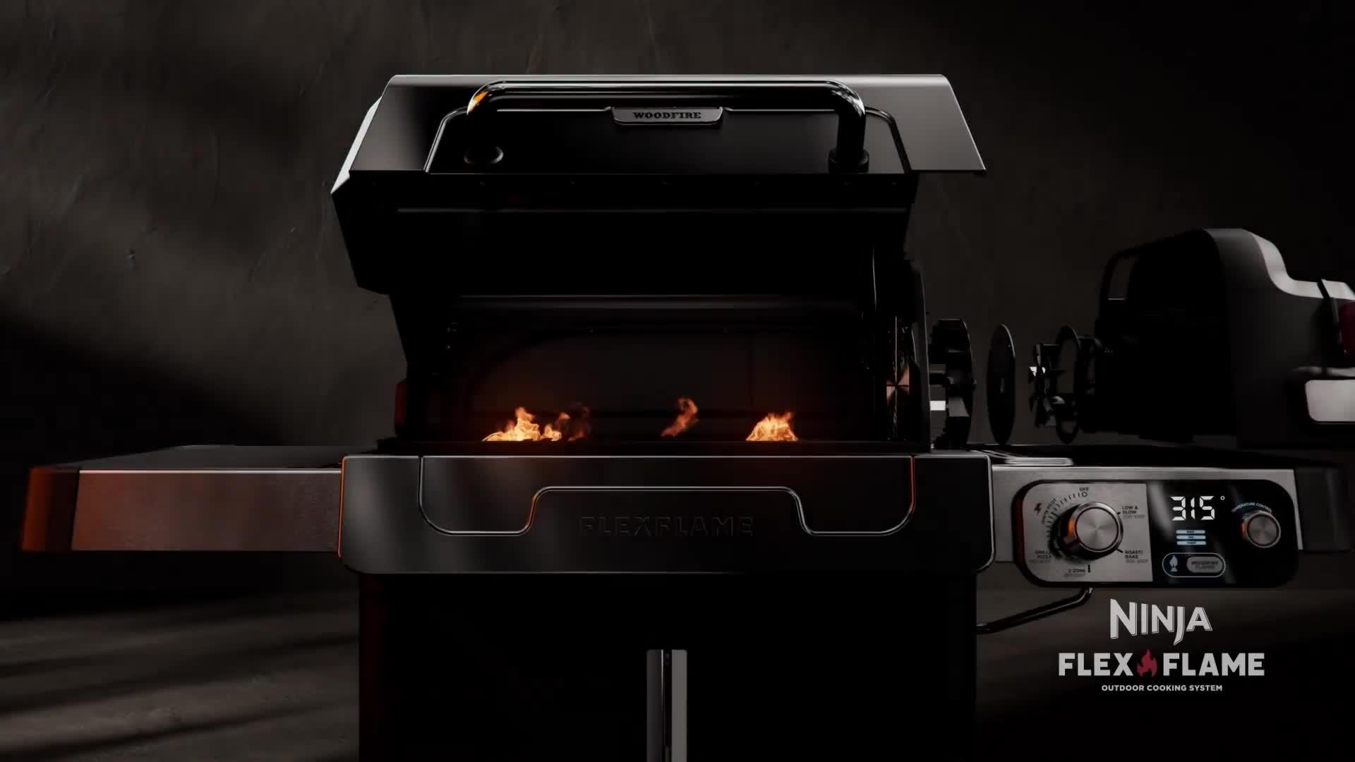 Image thumbnail 7 of 7 of NINJA FlexFlame Gas BBQ &amp; Outdoor Cooking System - PG301UK