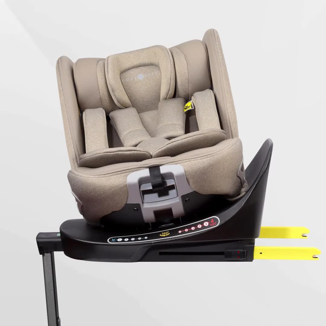 Image thumbnail 8 of 8 of Cozy N Safe Polaris 360&deg; 40-150cm Car Seat - Slate