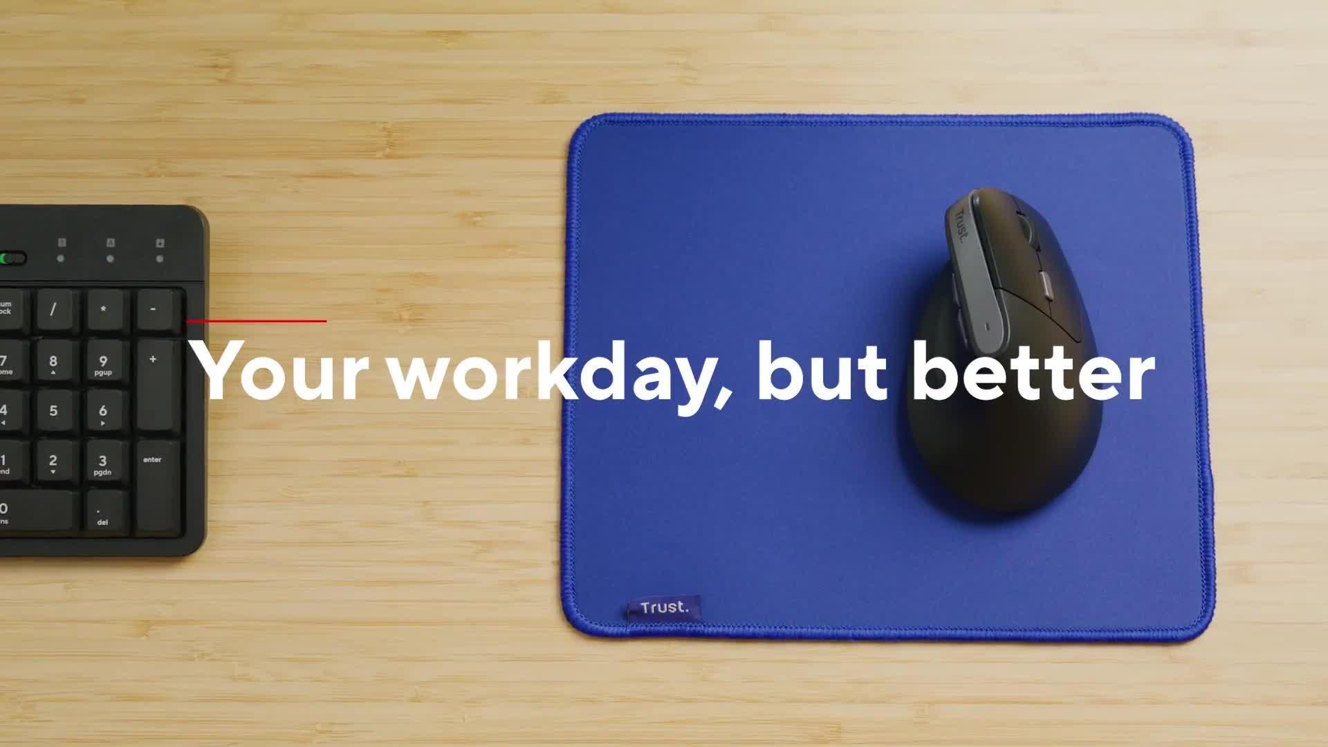 Video of trust-trust-bayo-ii-ergonomic-wireless-mouse-black