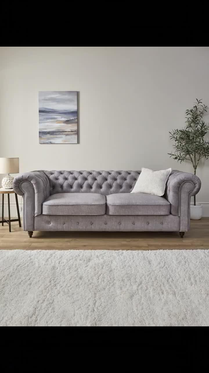 Image thumbnail 8 of 8 of The Very Collection Laura 3 Seater Sofa Bed - Grey - FSC&reg; Certified