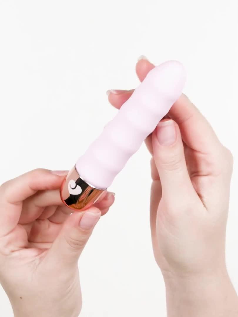 Video of lovehoney-ripple-10-function-silicone-wavy-vibrator-pink