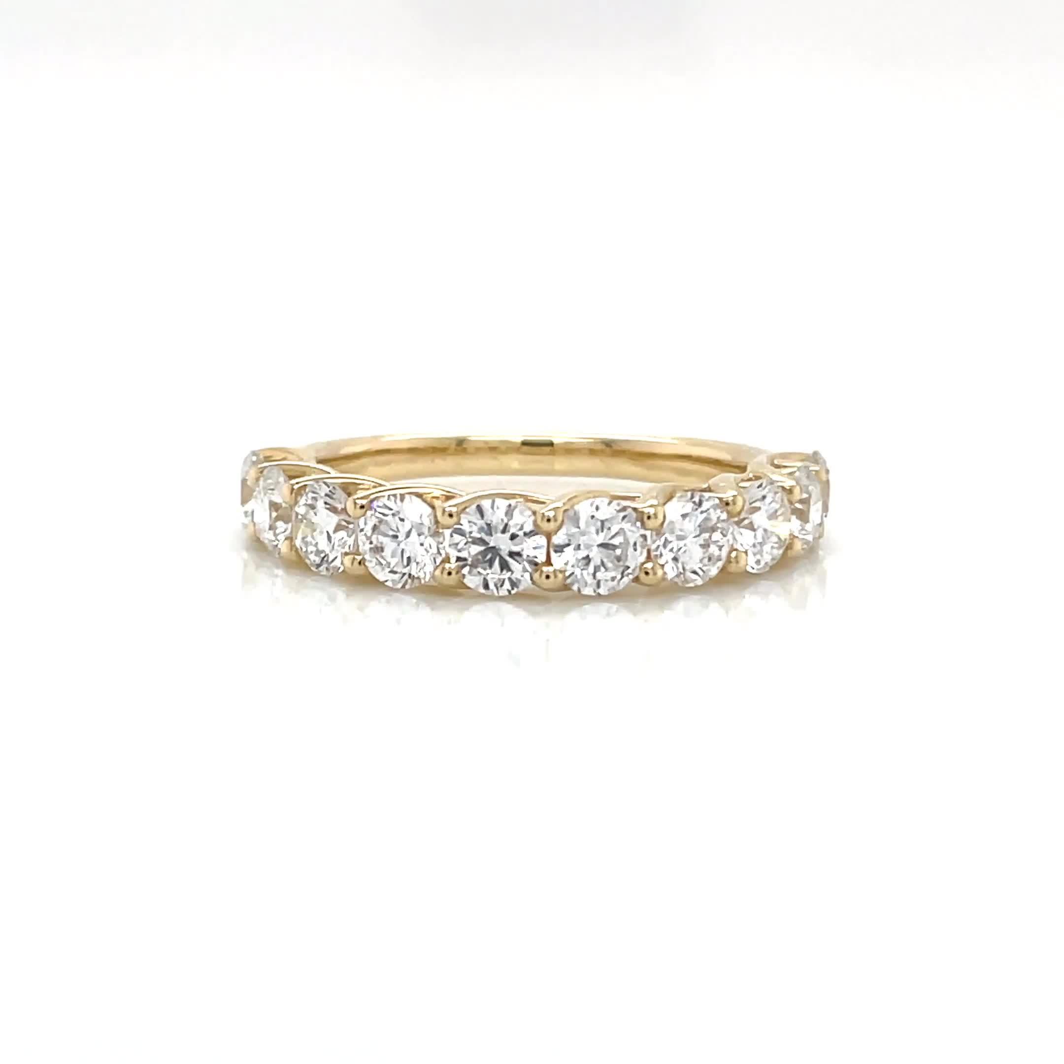 Image thumbnail 7 of 7 of Harriet 14Ct Gold Eternity Ring. 1.5Ct Lab Grown Diamond Ring