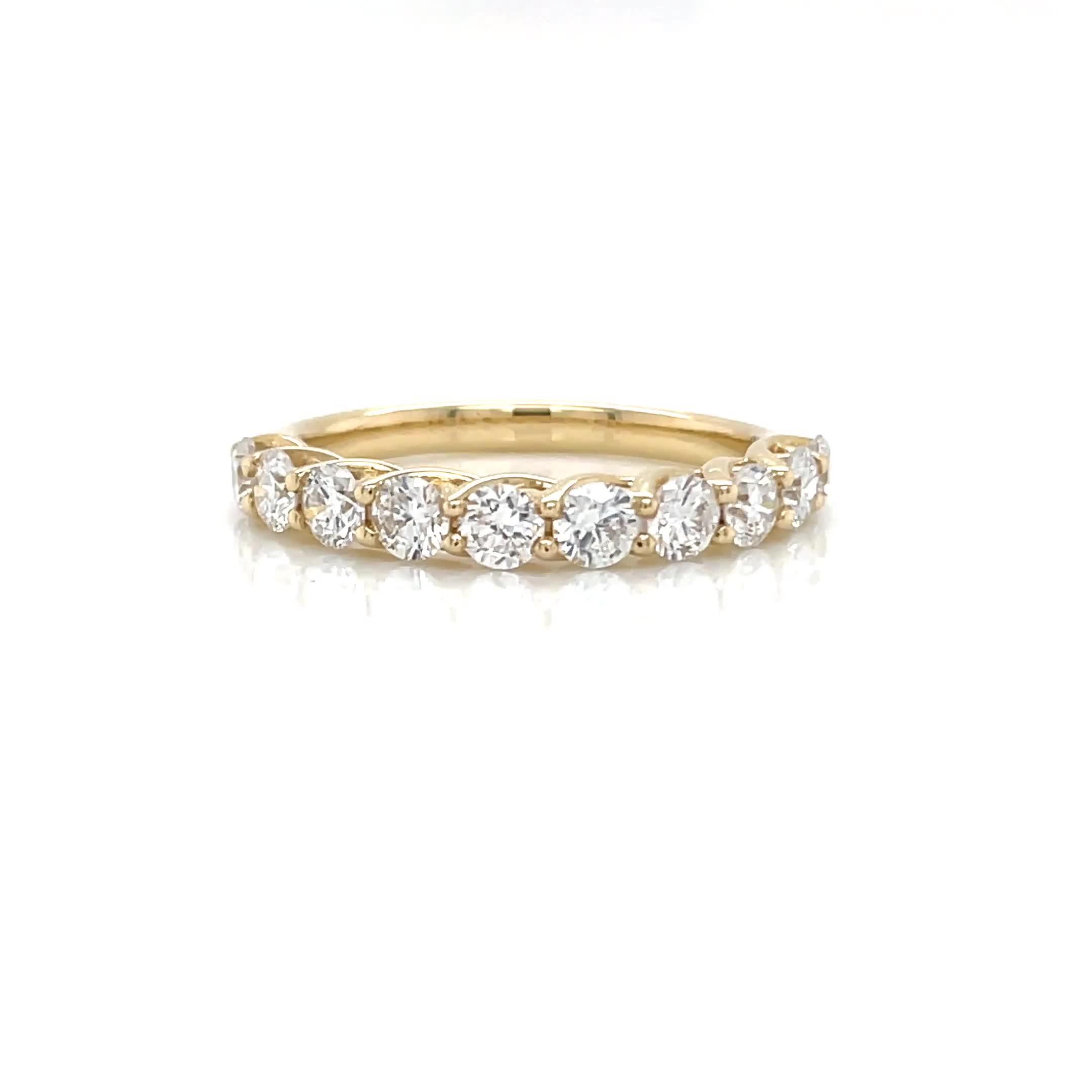 Image thumbnail 7 of 7 of Harriet 14Ct Eternity 1Ct Lab Grown Diamond Ring - Gold