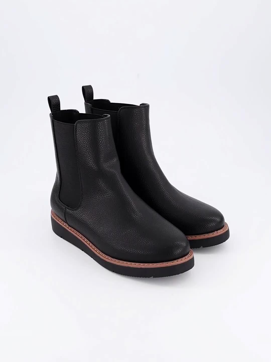Image thumbnail 7 of 7 of The Very Collection Wide Fit Flatform Chelsea Ankle Boot