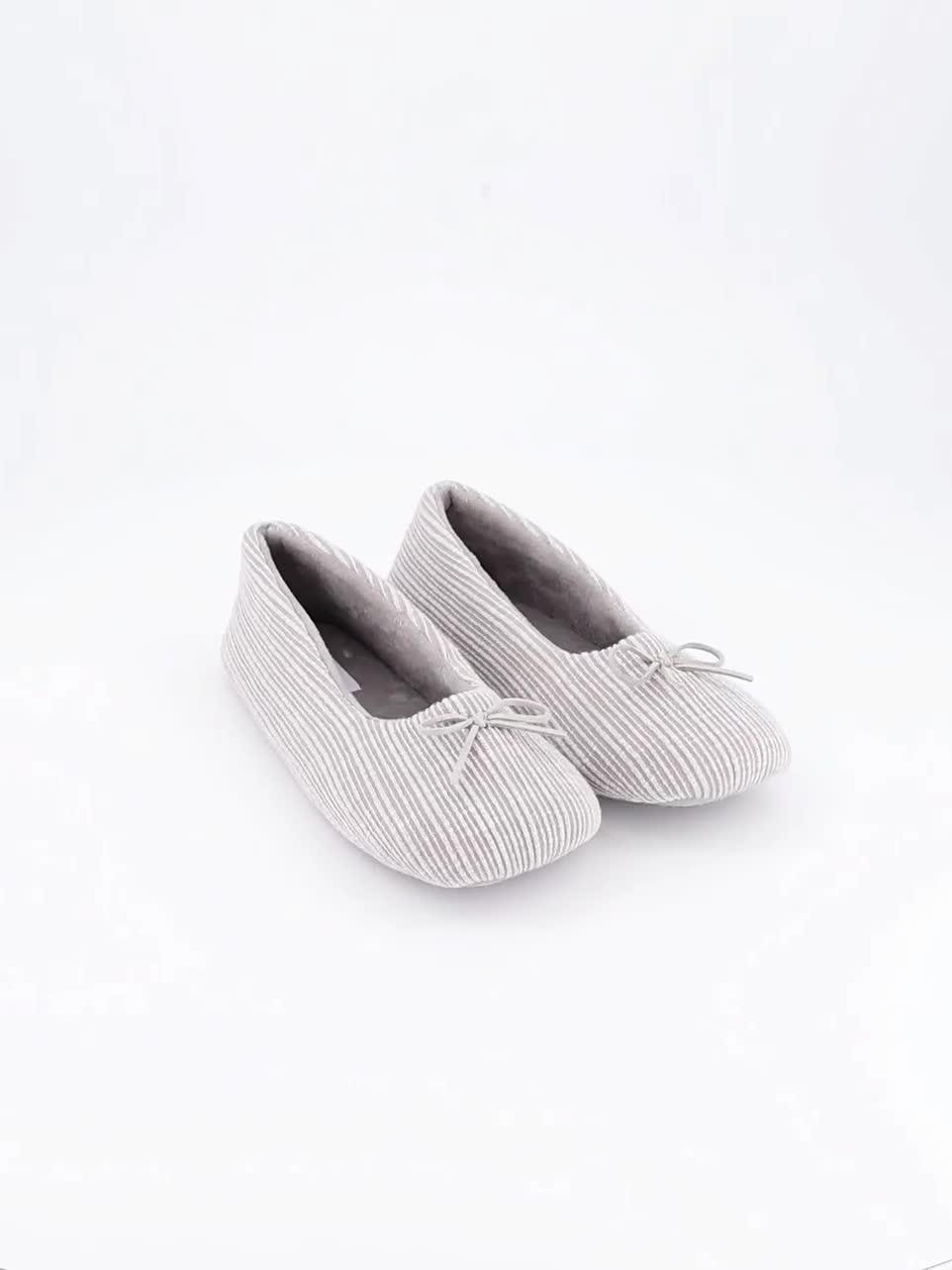 Image thumbnail 7 of 7 of The Very Collection Ballerina Slipper - Grey