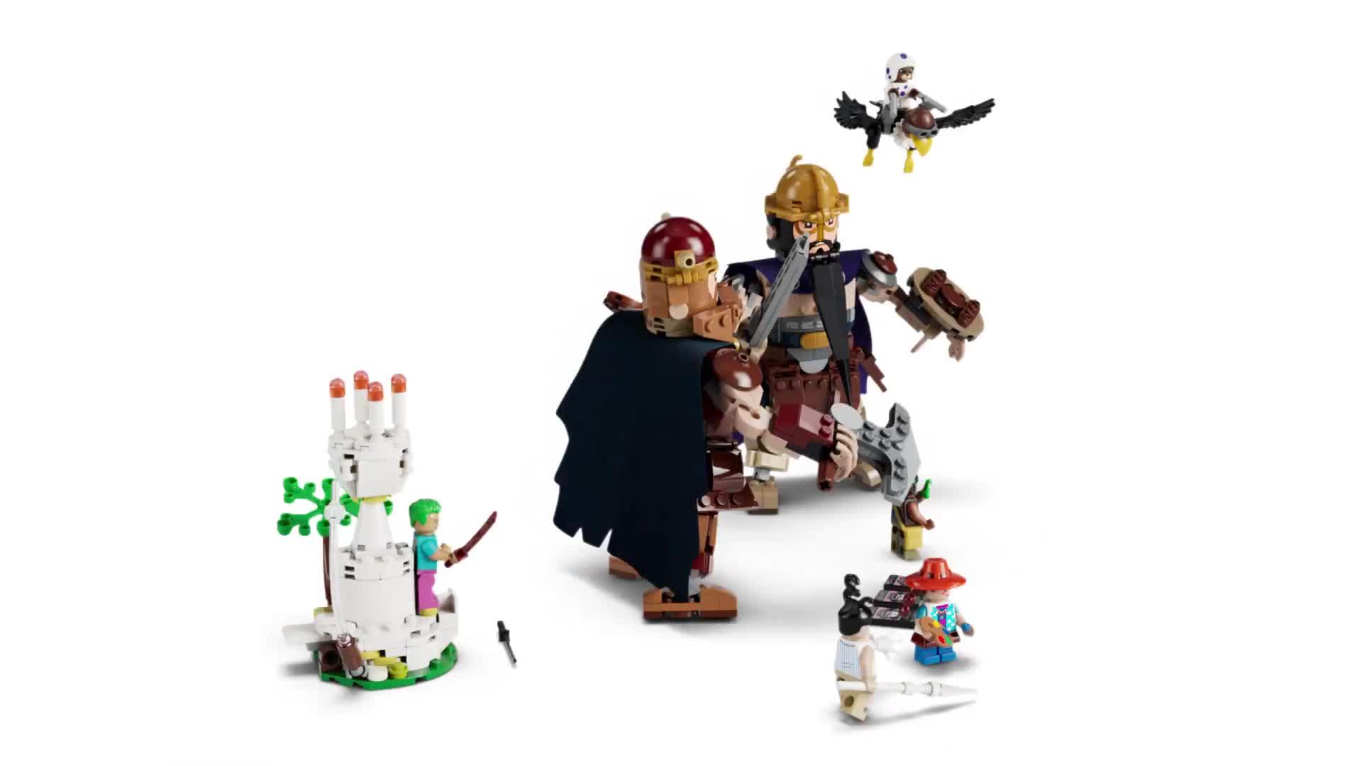 Image thumbnail 8 of 8 of LEGO One Piece Dorry vs. Brogy &ndash; Giants of Little Garden 75644