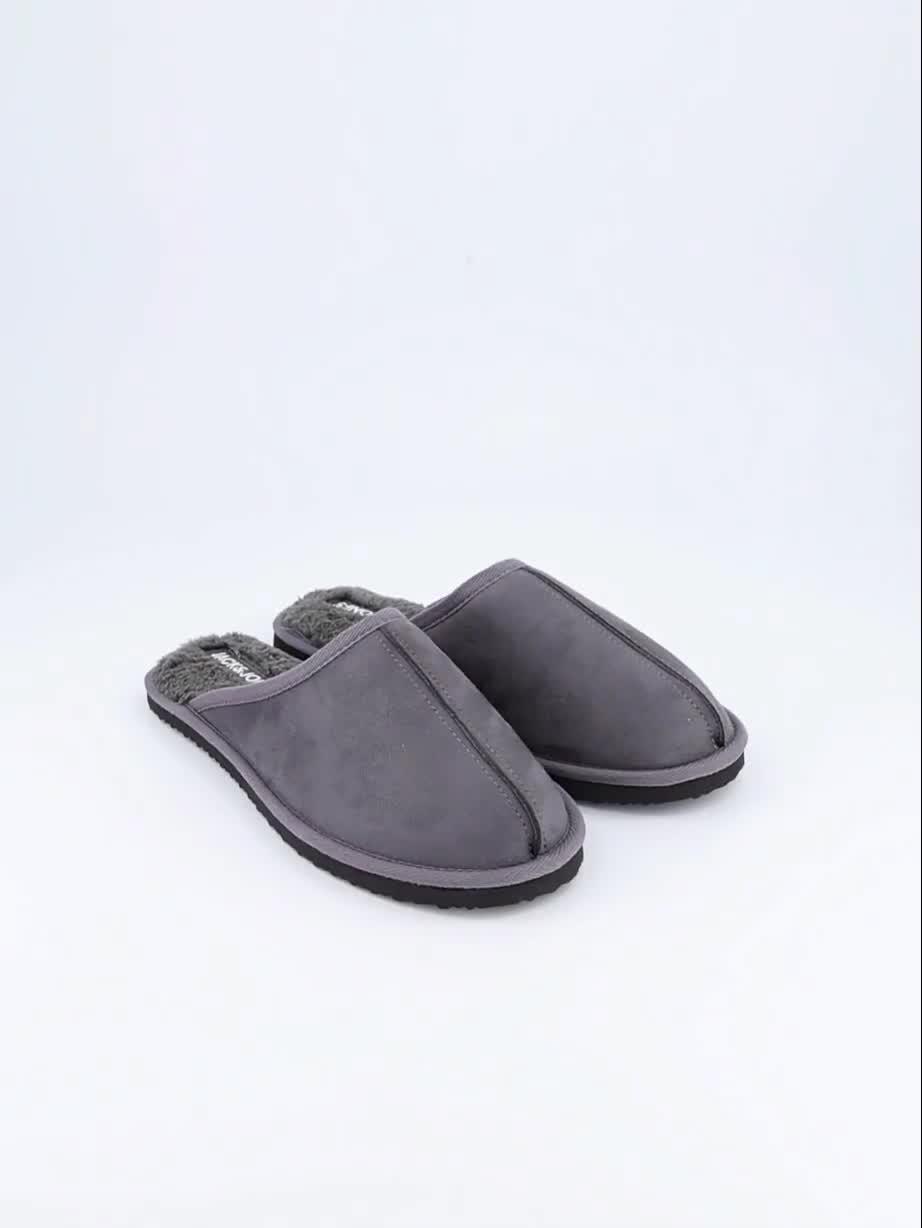 Image thumbnail 7 of 7 of Jack & Jones Mens Soft Lined Slip-On Mule Slippers - Castlerock