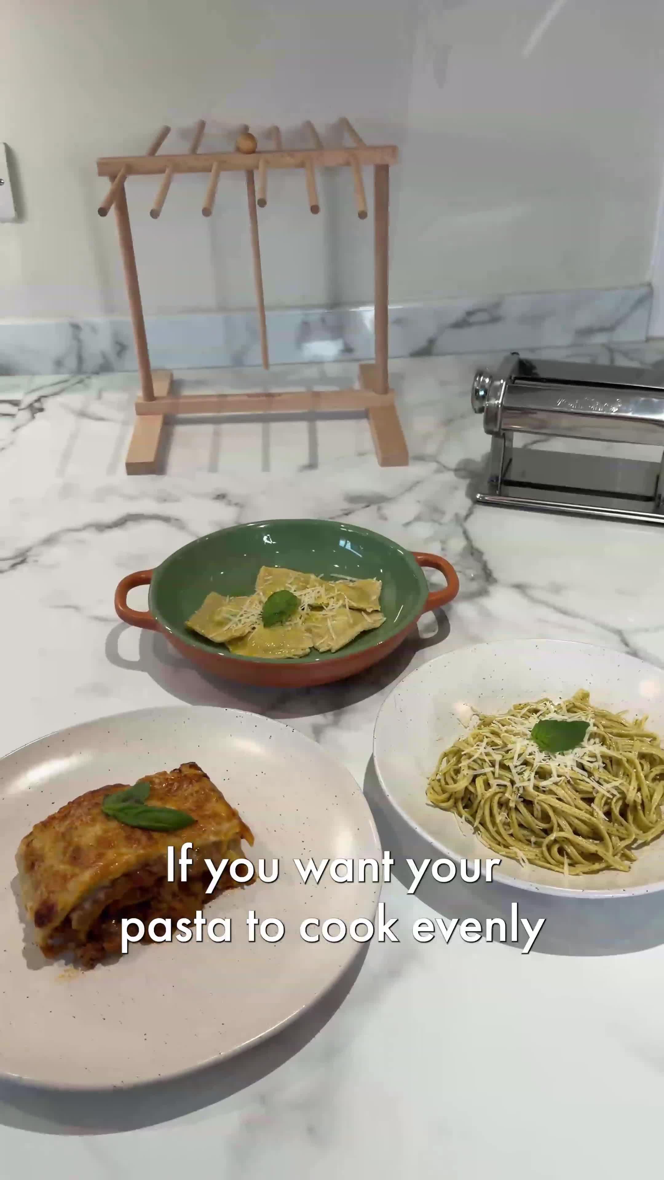 Image thumbnail 8 of 8 of Vonshef Double-sided Pasta Drying Rack