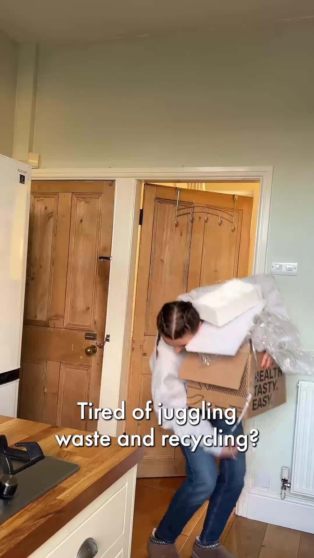 Image thumbnail 8 of 8 of Vonhaus Matte Black Double Bin - 60l