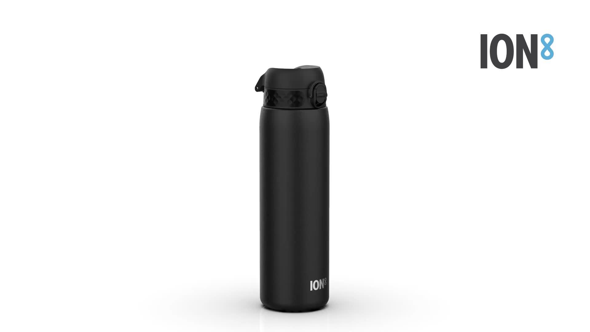 Image thumbnail 7 of 7 of Ion8 Leak Proof 1 Litre Water Bottle, Vacuum Insulated, Black, 920ml (30oz)