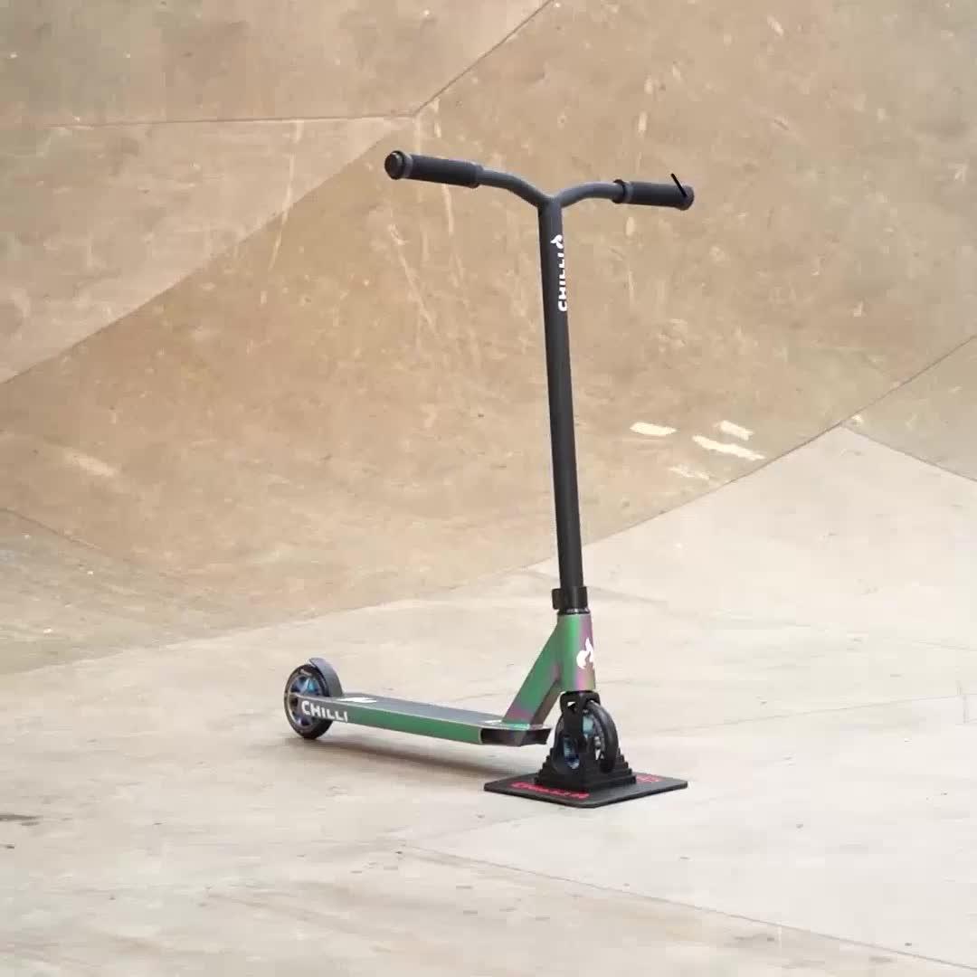 Image thumbnail 8 of 8 of Micro Scooter Chilli Rocky Stunt Scooter: Oil Slick Neochrome