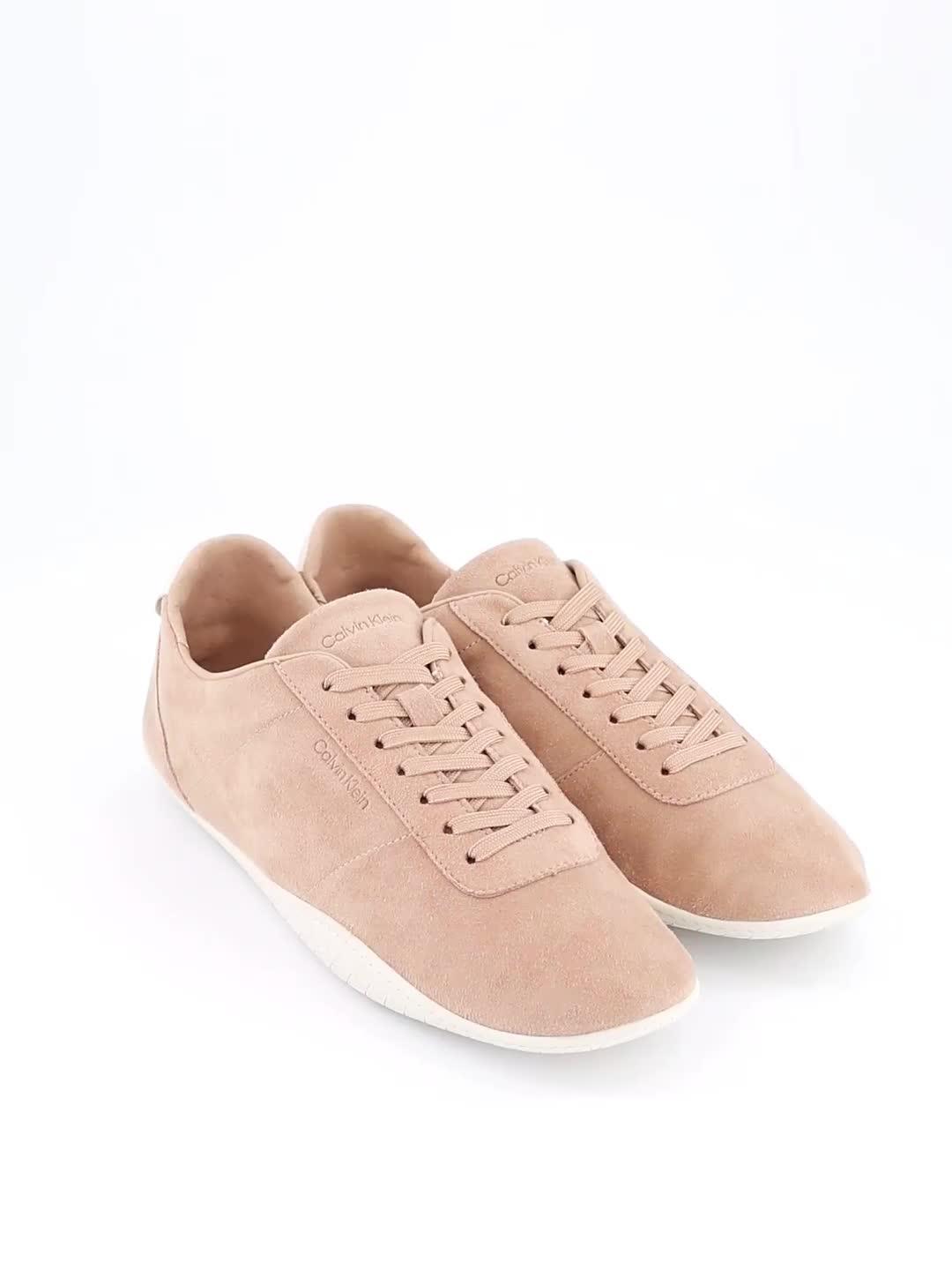 Image thumbnail 7 of 7 of Calvin Klein Suede Hybrid Ballet Trainers - Cream