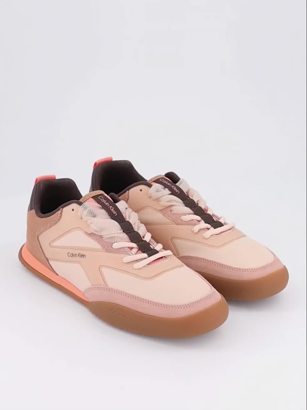 Image thumbnail 7 of 7 of Calvin Klein Kayla Organza Runner Trainers - Brown