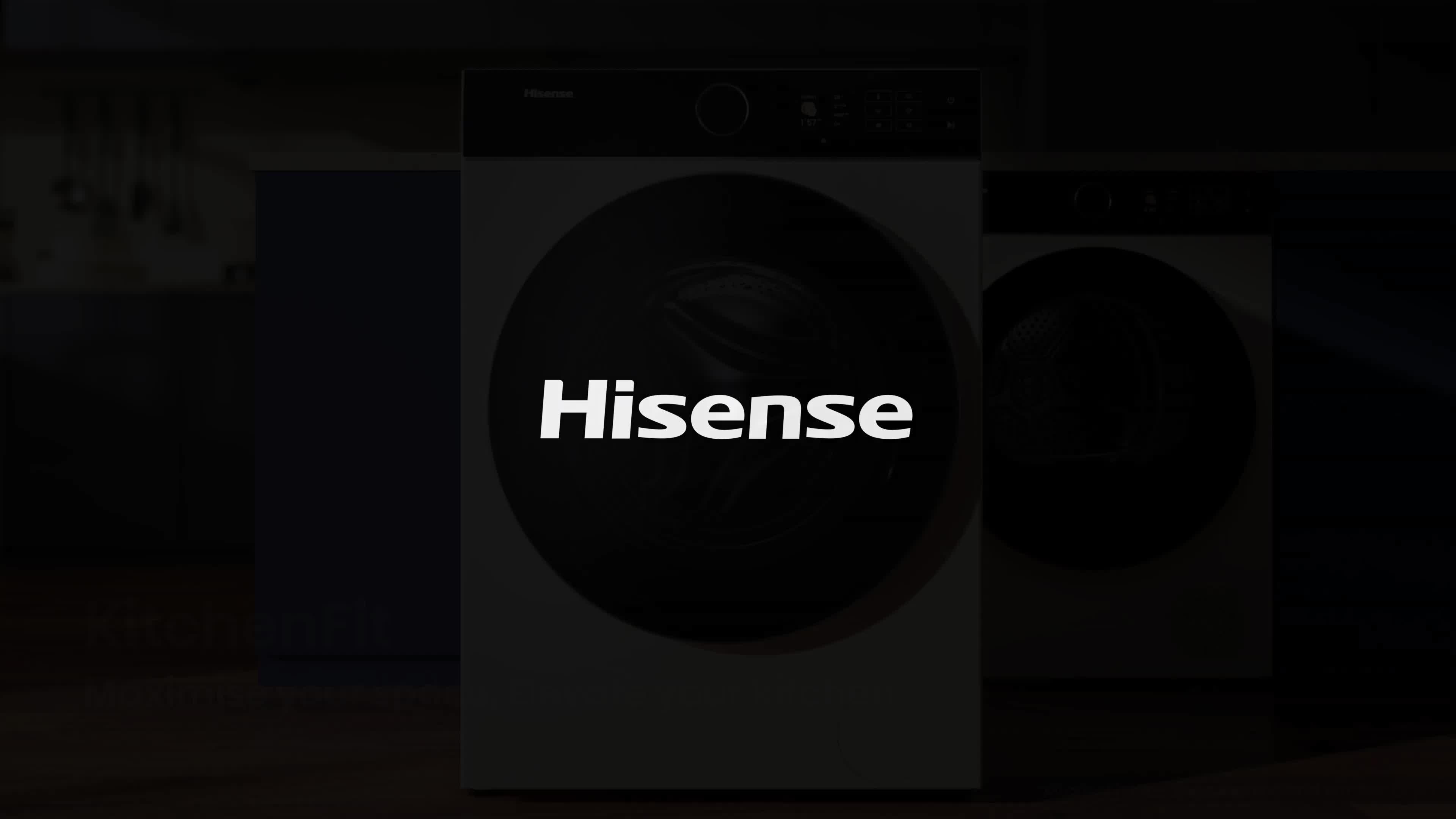 Image thumbnail 8 of 8 of Hisense KitchenFit 5i Series WD5I1045BBQ WiFi-enabled 10.5kg/6kg, 1400 Spin Washer Dryer - Black - A/D Rated