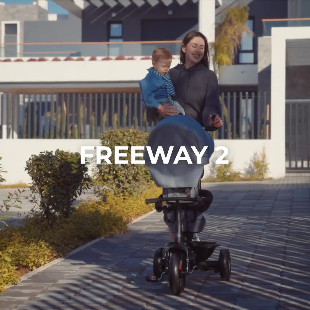 Image thumbnail 8 of 8 of Kinderkraft Freeway 2 Tricycle - Pink