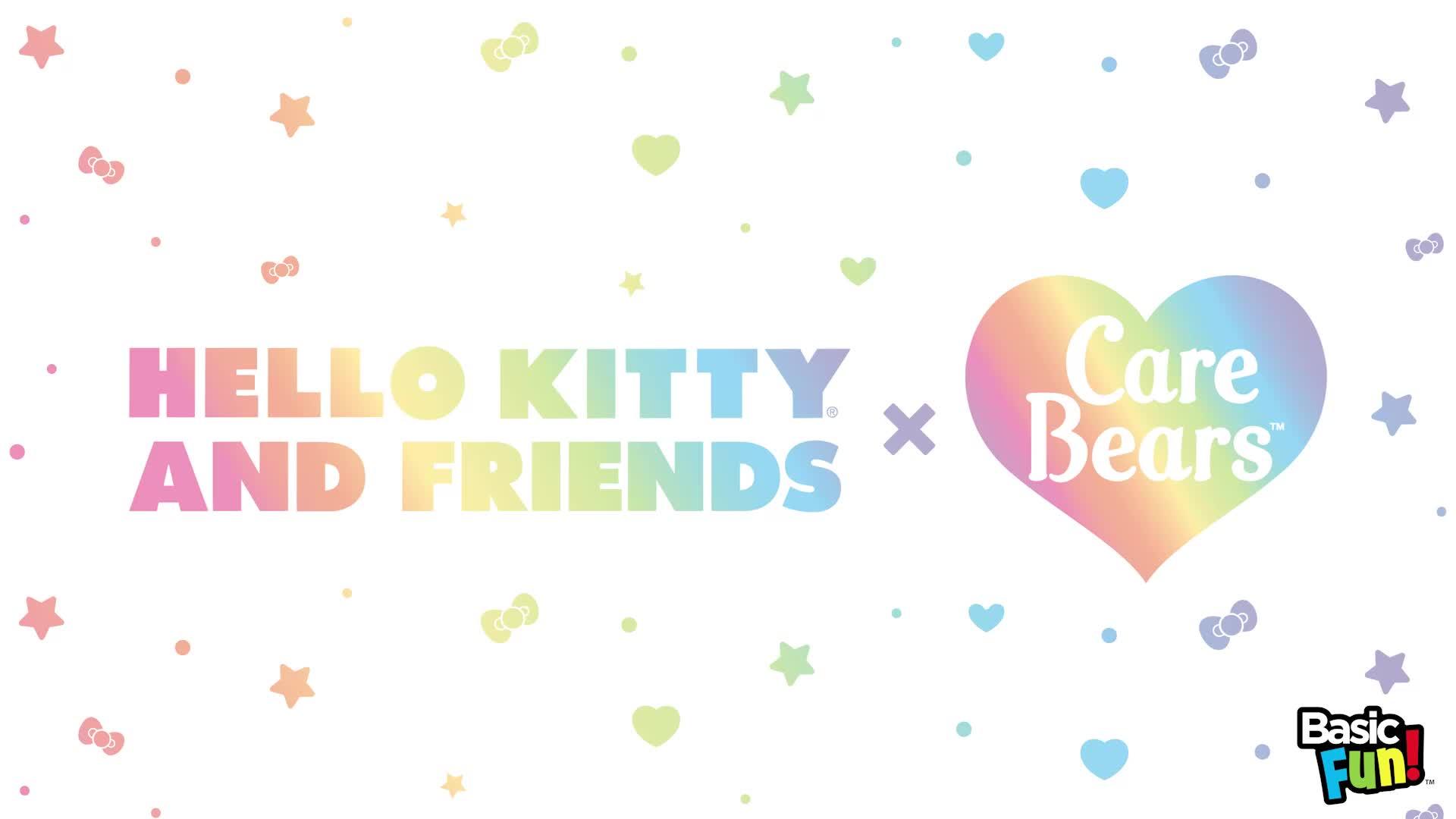 Image thumbnail 8 of 8 of Care Bears 30cm Plush -  x Hello Kitty 2pk (Cheer as Hello Kitty &amp; Hello Kitty as Cheer)