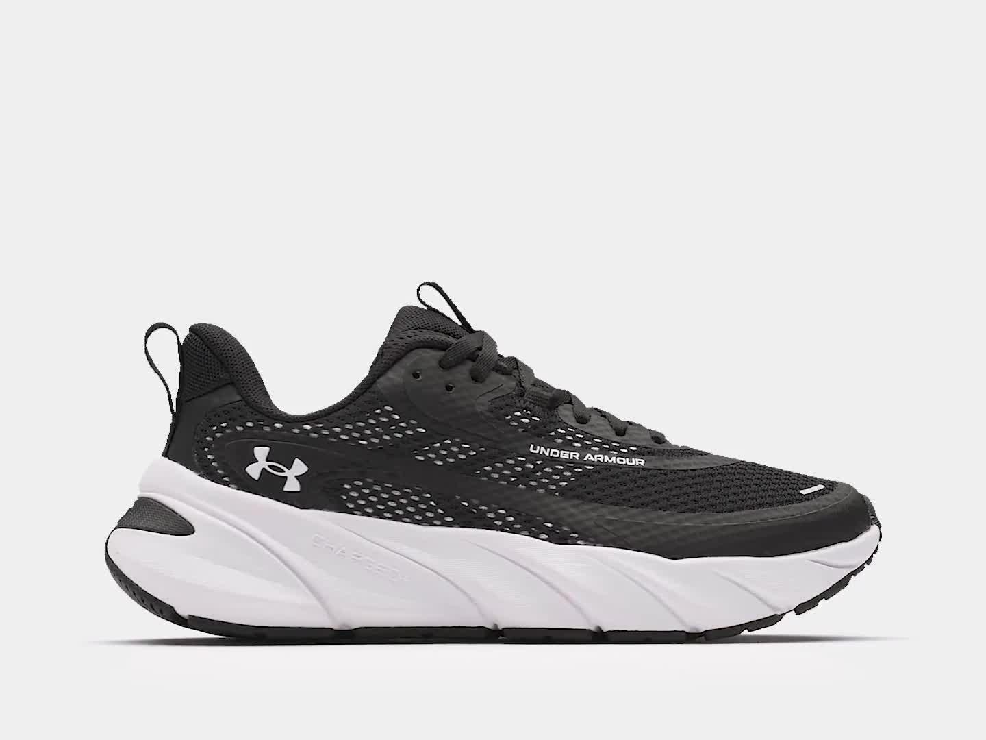 Image thumbnail 6 of 6 of UNDER ARMOUR Womens Lightweight Lace-Up Training Trainers - Black