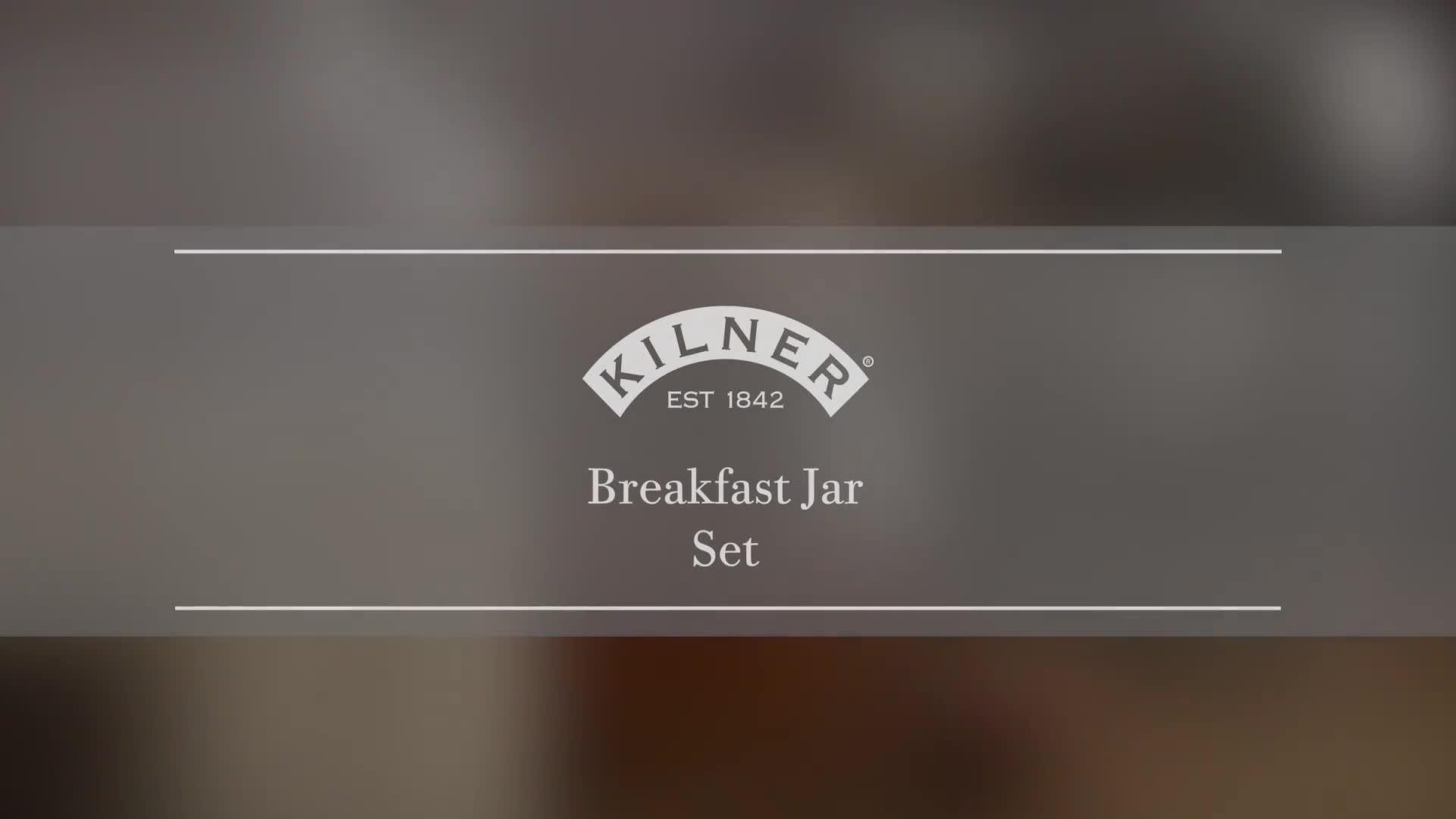 Image thumbnail 8 of 8 of KILNER Set Of 4 Breakfast Jars