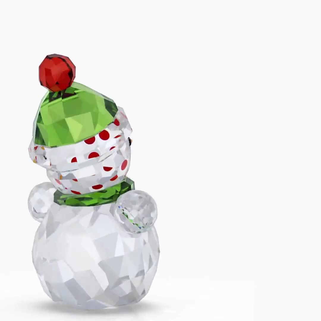 Image thumbnail 5 of 5 of Swarovski Holiday Cheers Rocking Snowman Ornament