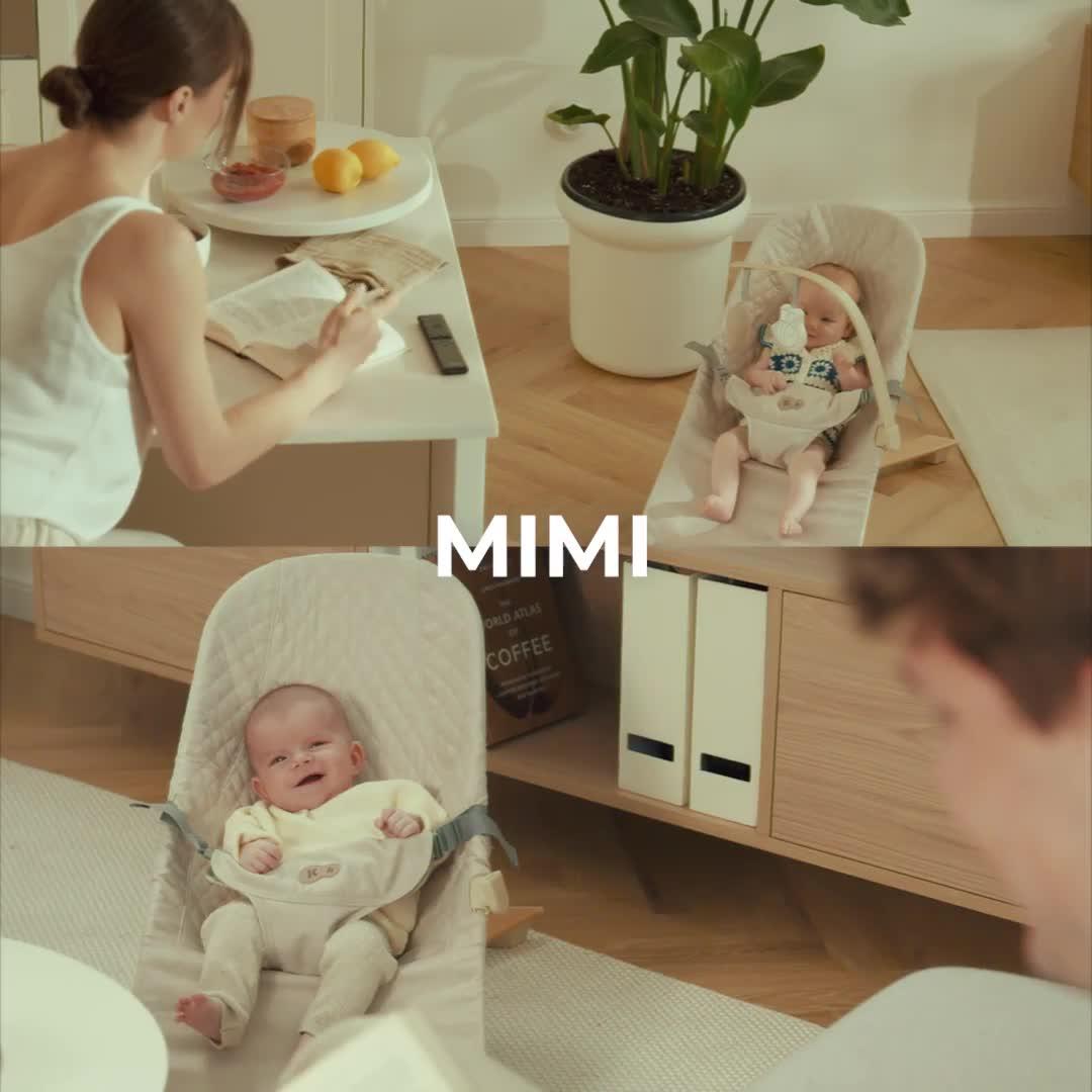 Image thumbnail 8 of 8 of Kinderkraft MIMI bouncer - dark grey