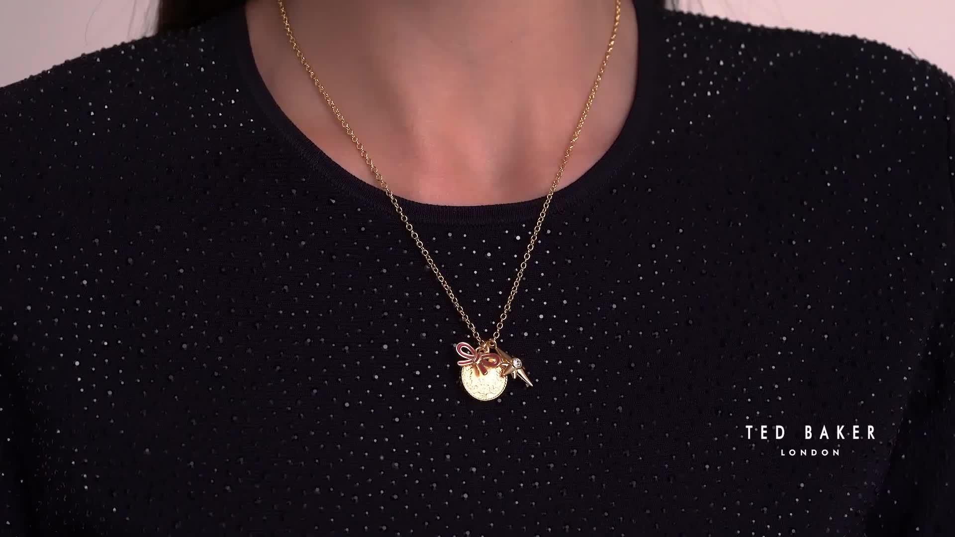 Image thumbnail 6 of 6 of Ted Baker Womens Sian Multi Charm Necklace - Multi