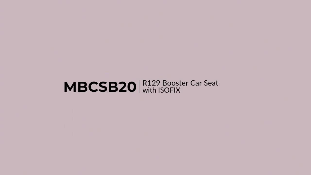 Image thumbnail 8 of 8 of My Babiie MBCSB20 Booster R129 Car Seat with ISOFIX - Pink Leopard