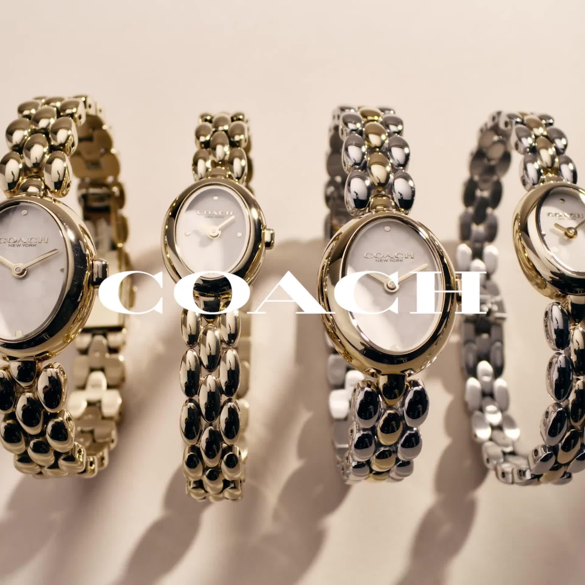 Image thumbnail 5 of 5 of COACH Ladies Sammy Gold Plated Bracelet Watch
