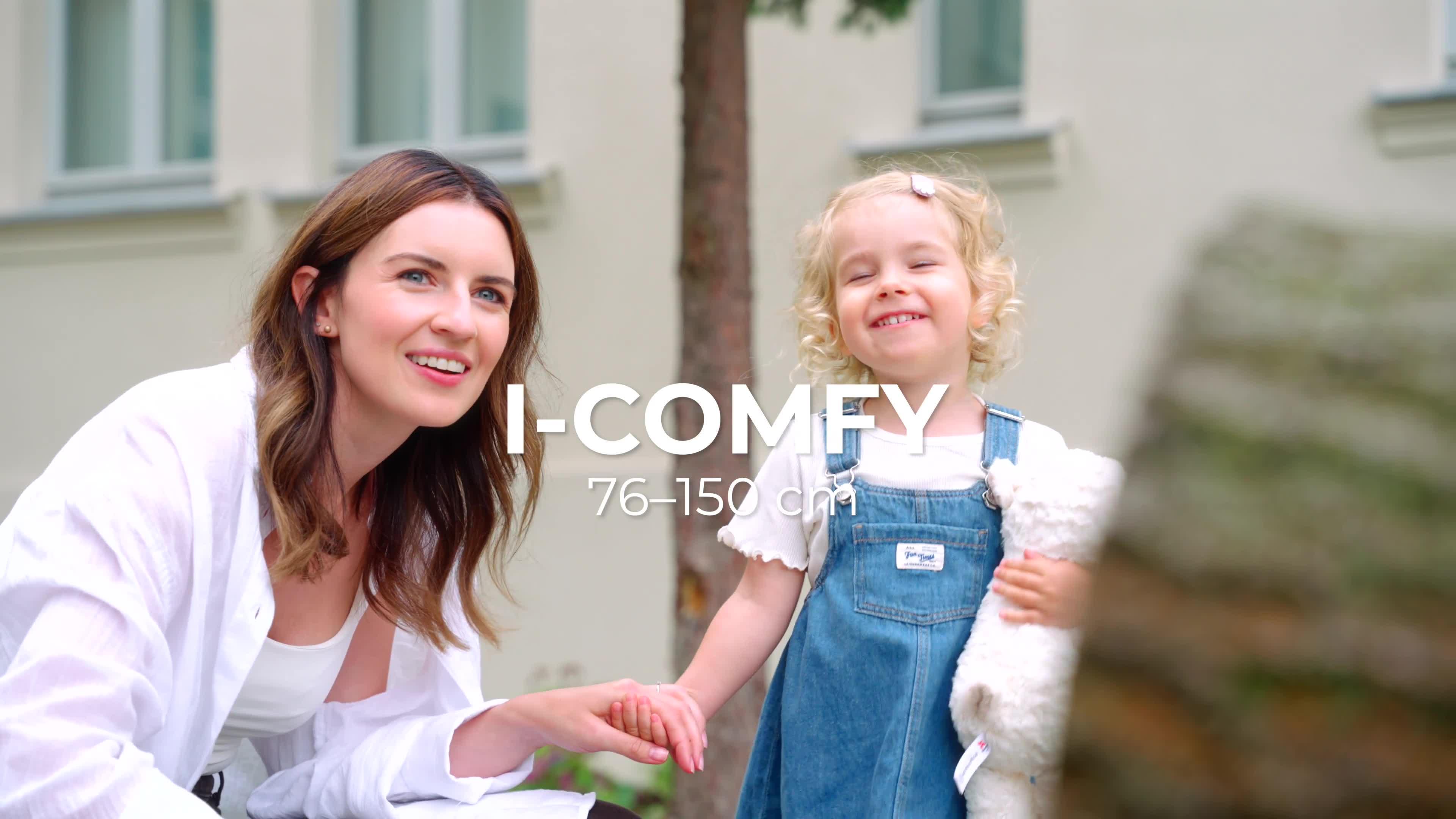 Image thumbnail 8 of 8 of Kinderkraft I-COMFY i-Size Car Seat - Black